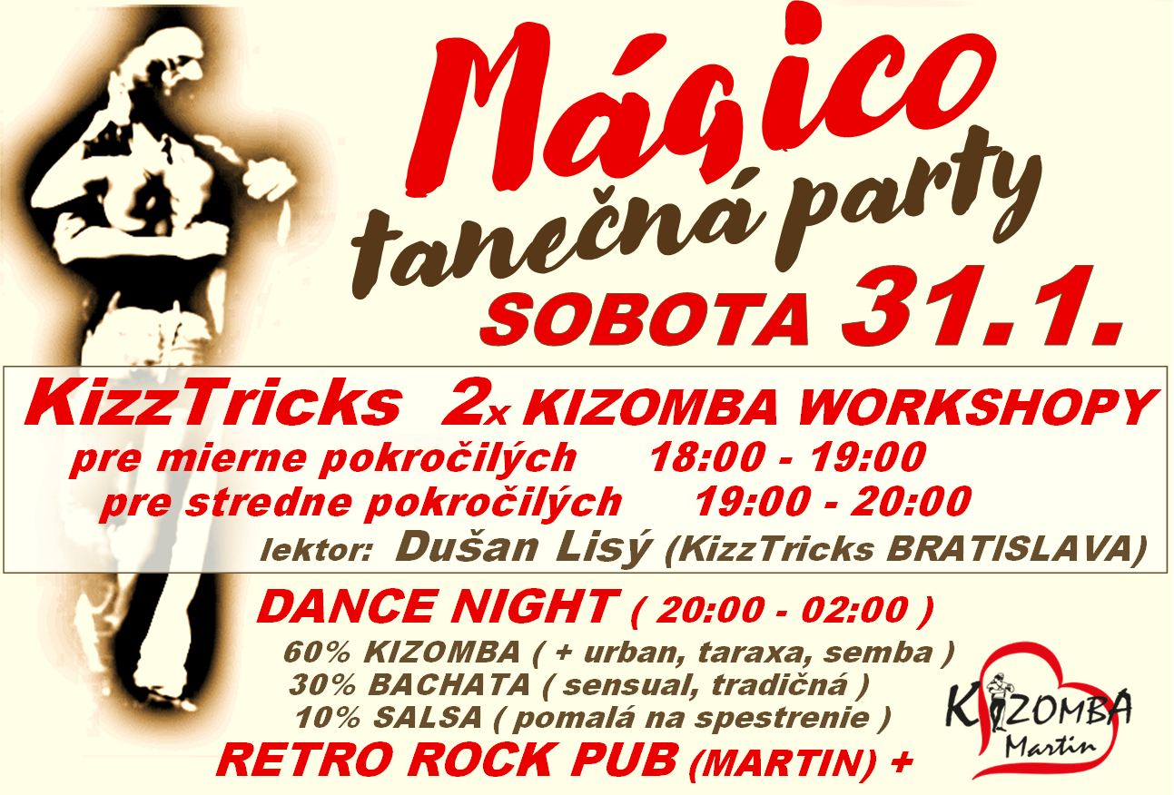 MÁGICO tanečná PARTY