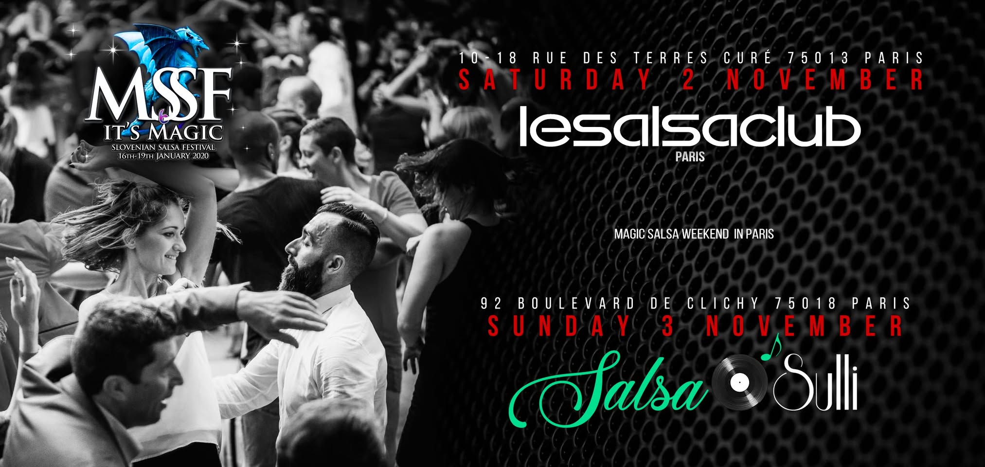LeSalsaClub Paris - Samedi 2 Novembre