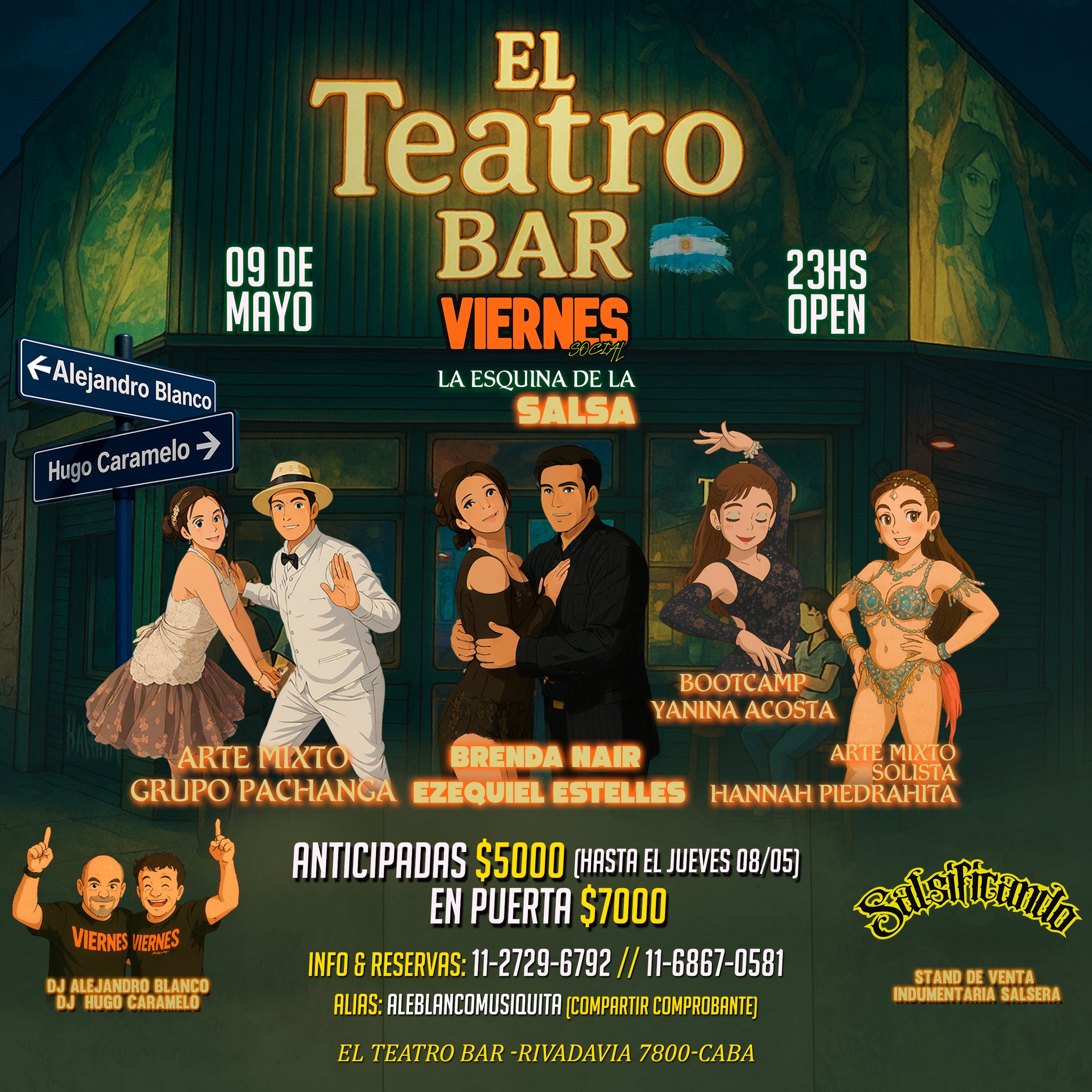 VIERNES SOCIAL-LA ESQUINA DE LA SALSA