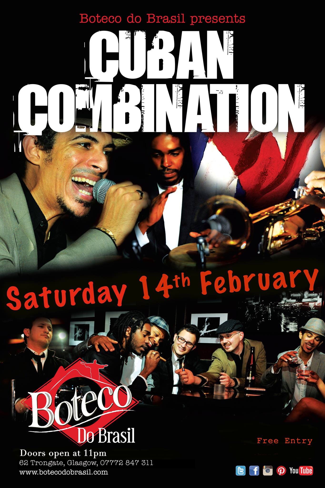 Cuban Combination & Tumbao Salsa Social Club - Valentine's Special Salsa N