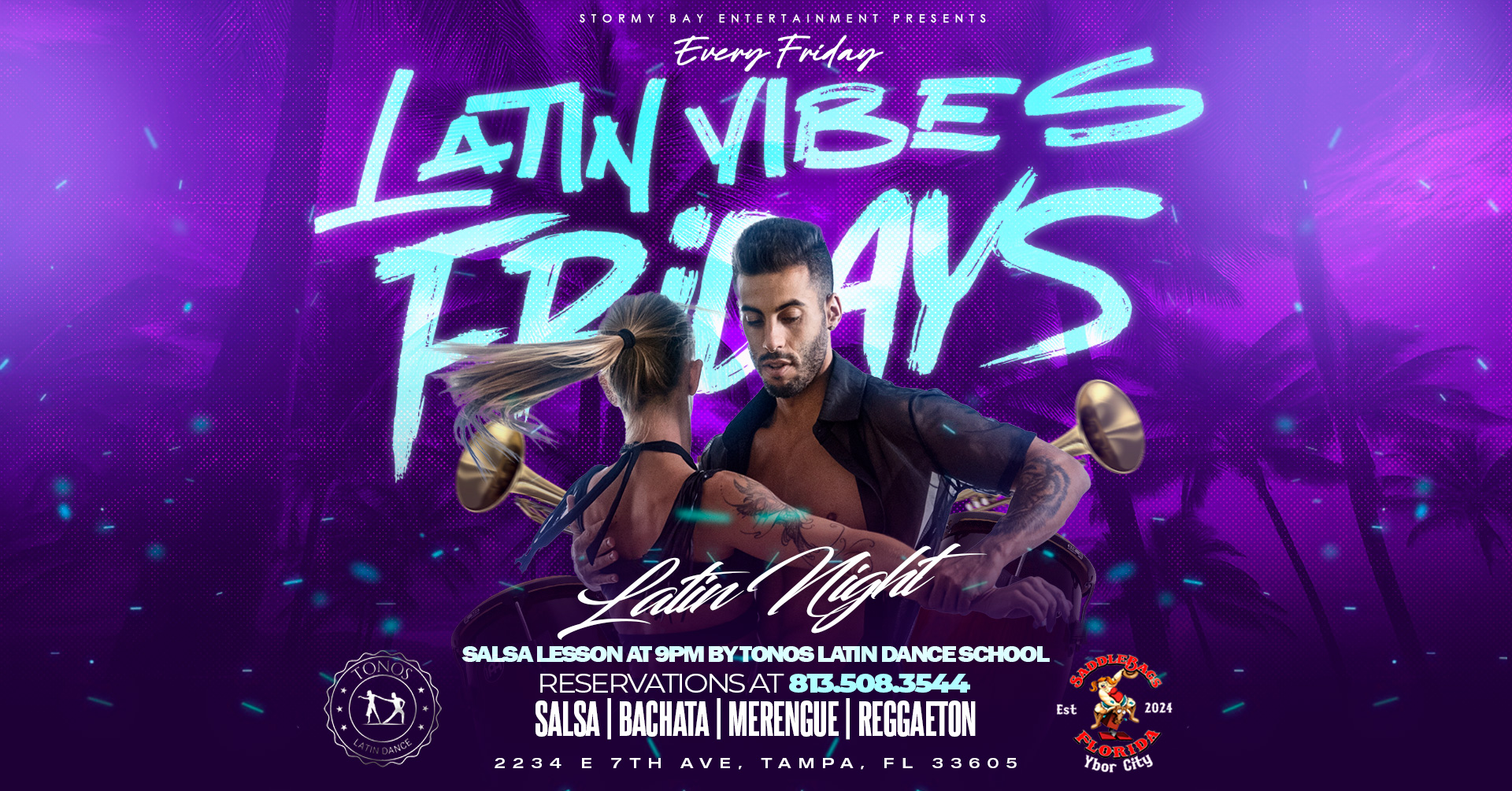 Latin Vibes Fridays "Noche Latina" at Saddlebags Ybor