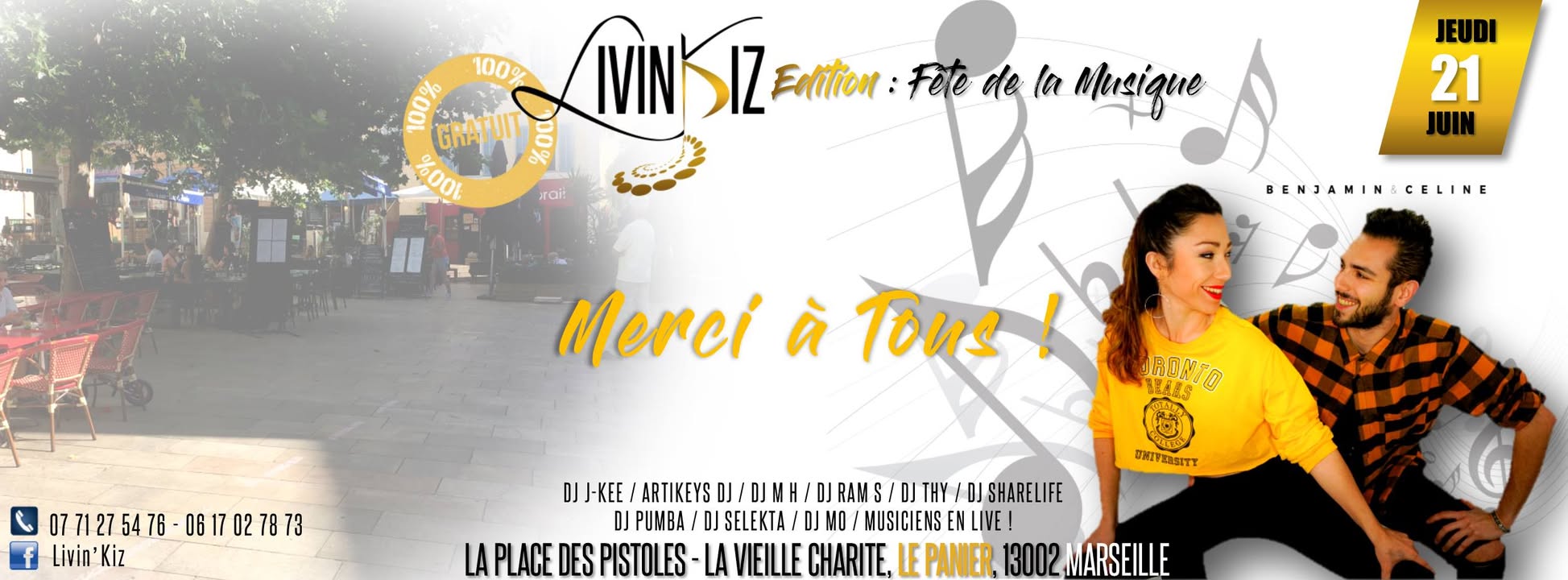 Livin'Kiz Free Social & Flashmob 2018