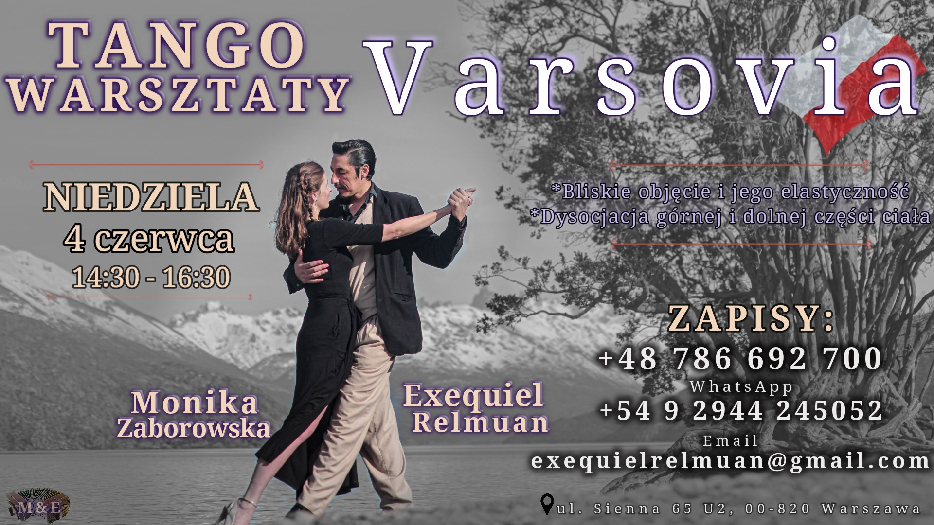 Warsztaty z Exe i Moniką TANGO LUNAPATAGONIA