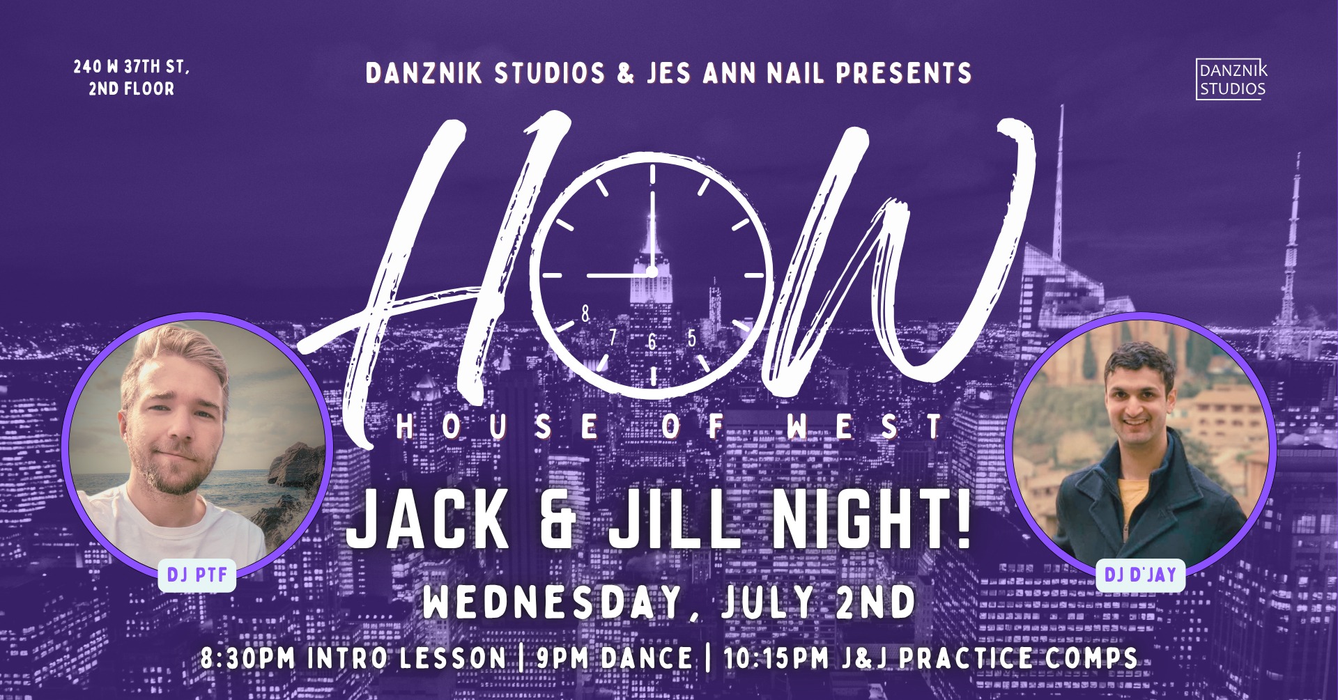 House of West β’ Jack & Jill Night β’ ft DJs Patrick & Ajay