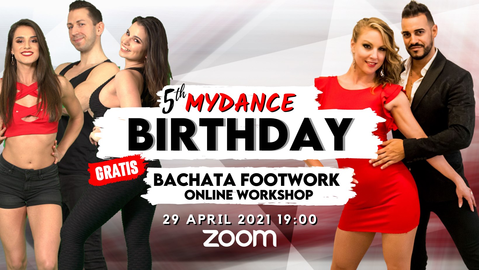 FREE BIRTHDAY BACHATA FOOTWORK CLASS