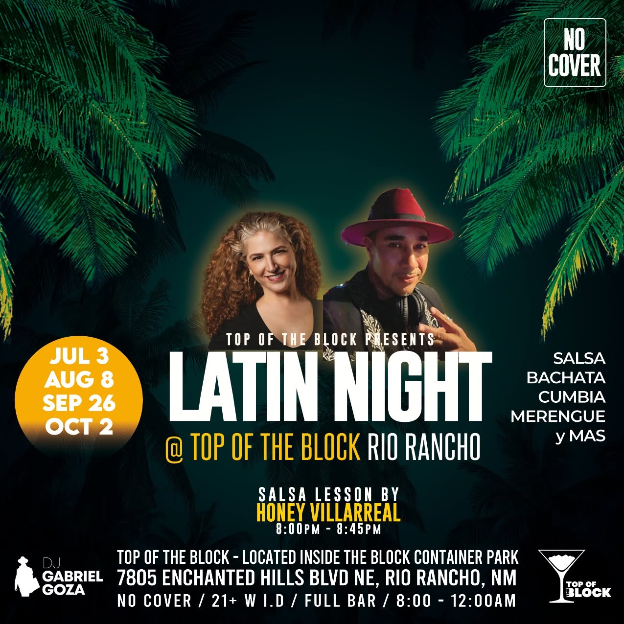 LATIN NIGHT @ THE BLOCK in RIO RANCHO - NO COVER!