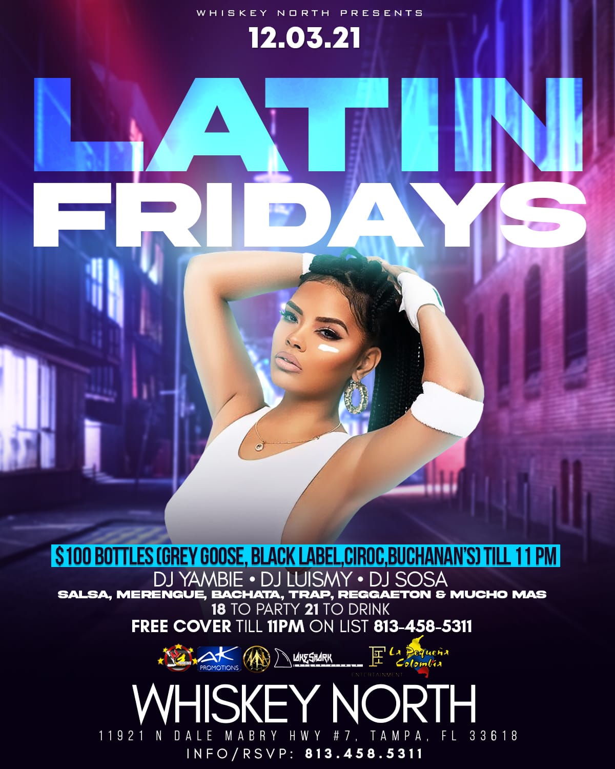 Latin Friday's At Whiskey North