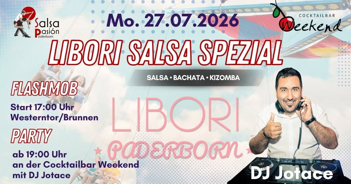 Libori Salsa Flashmob + Open Air Party am Weekend Cocktailbar
