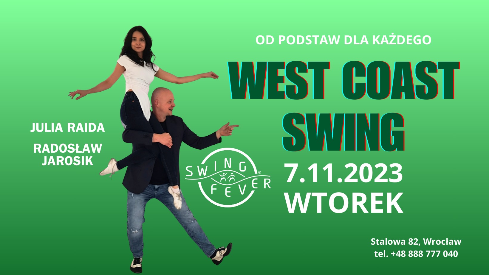 WEST COAST SWING od podstaw z Julią i Radkiem