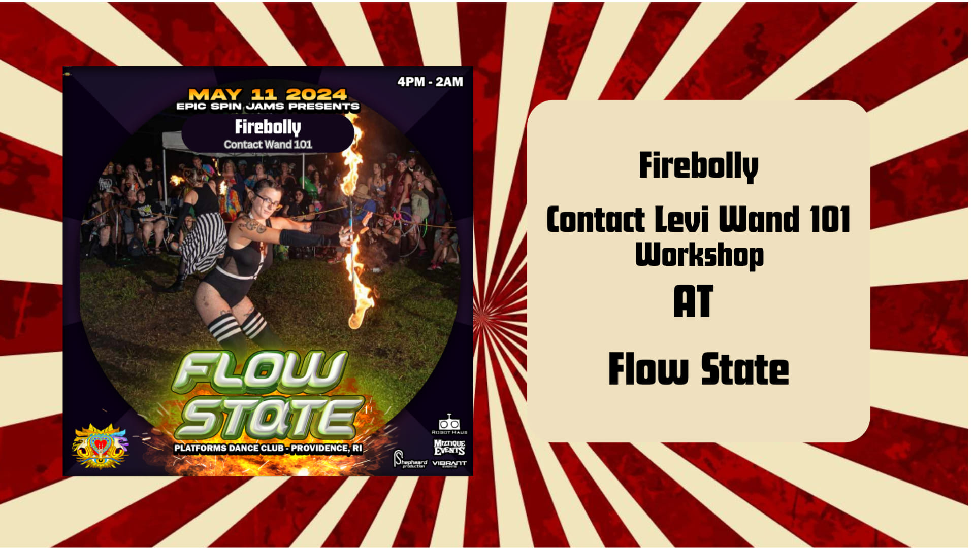 Contact Wand 101 w Firebolly. at Flow State