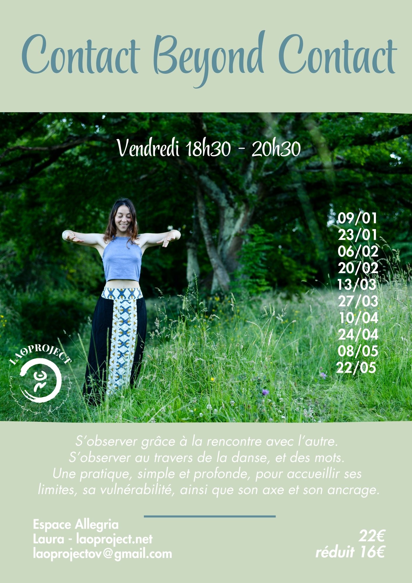 Contact Beyond Contact avec Lao - Toulouse bi mensuel