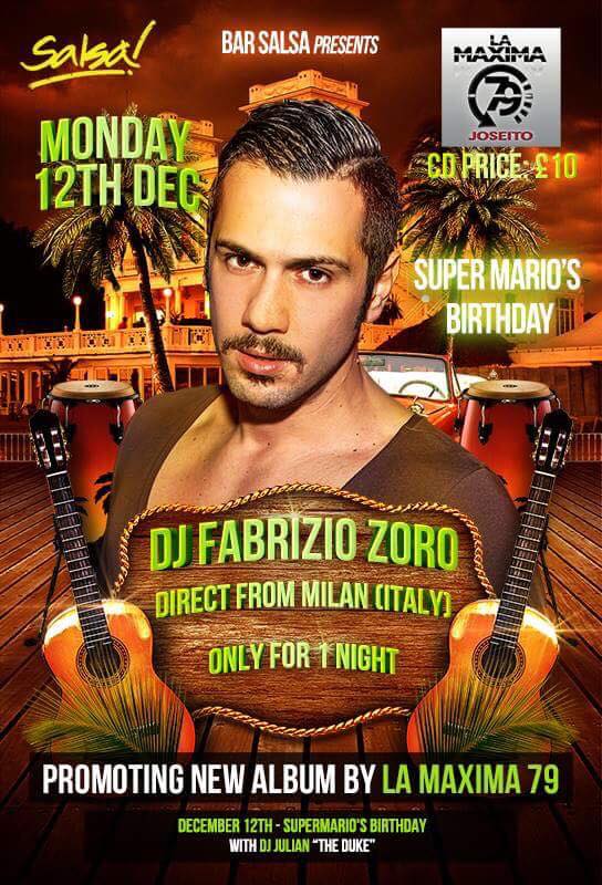 SuperMario Birthday 12th Dec 16.
