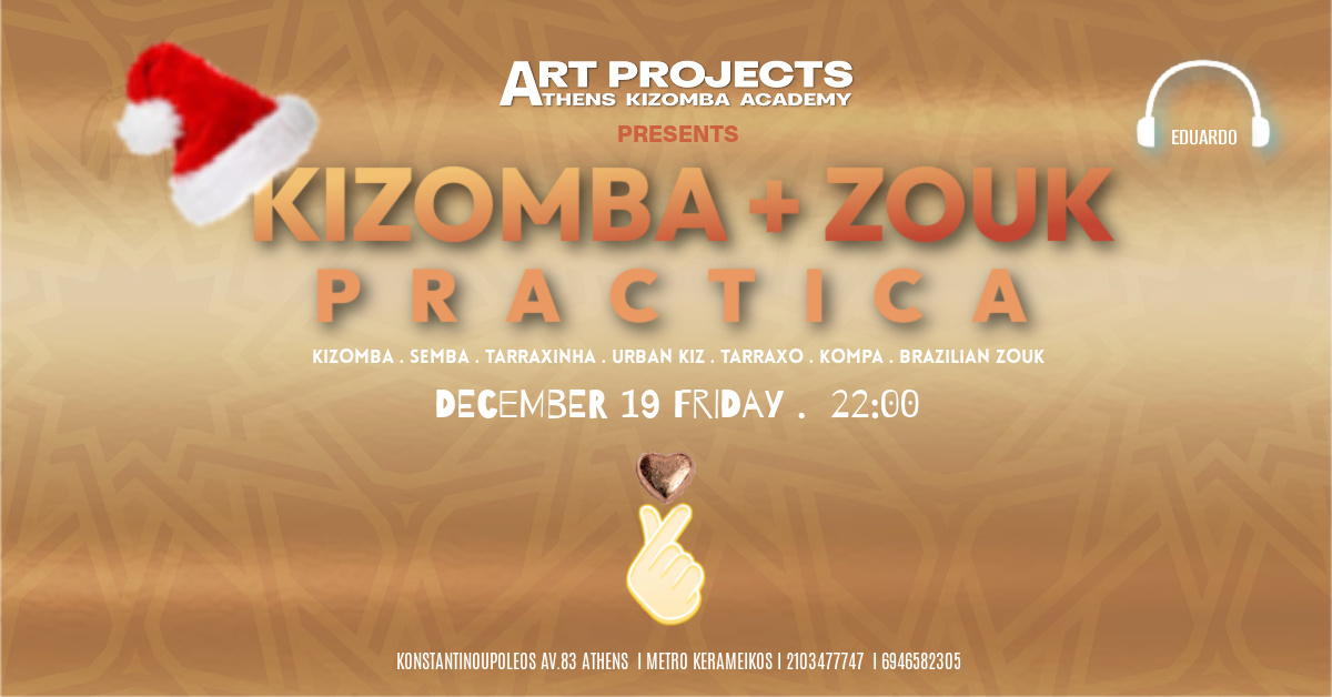 Athens Kizomba & Zouk Practica by Art Projects