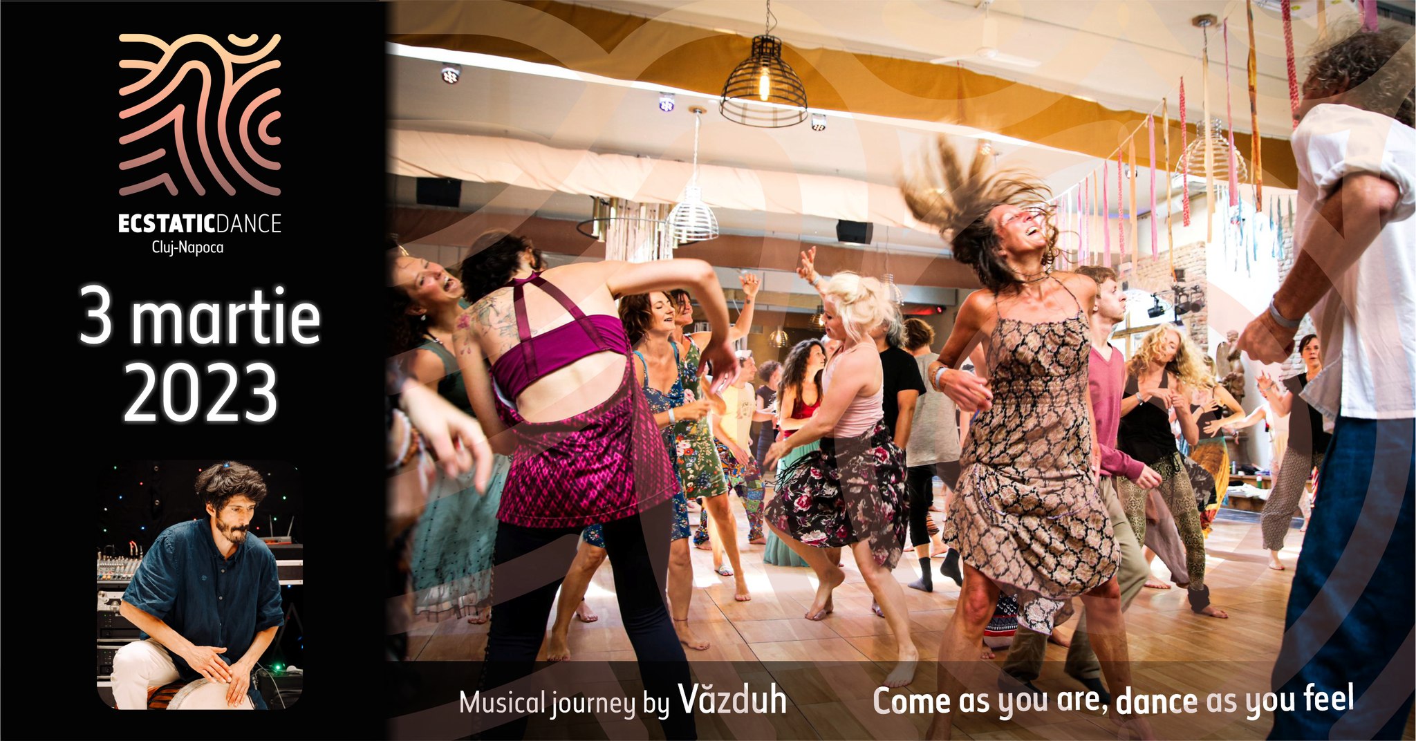 Ecstatic Dance Cluj-Napoca: Come as you are Văzduh