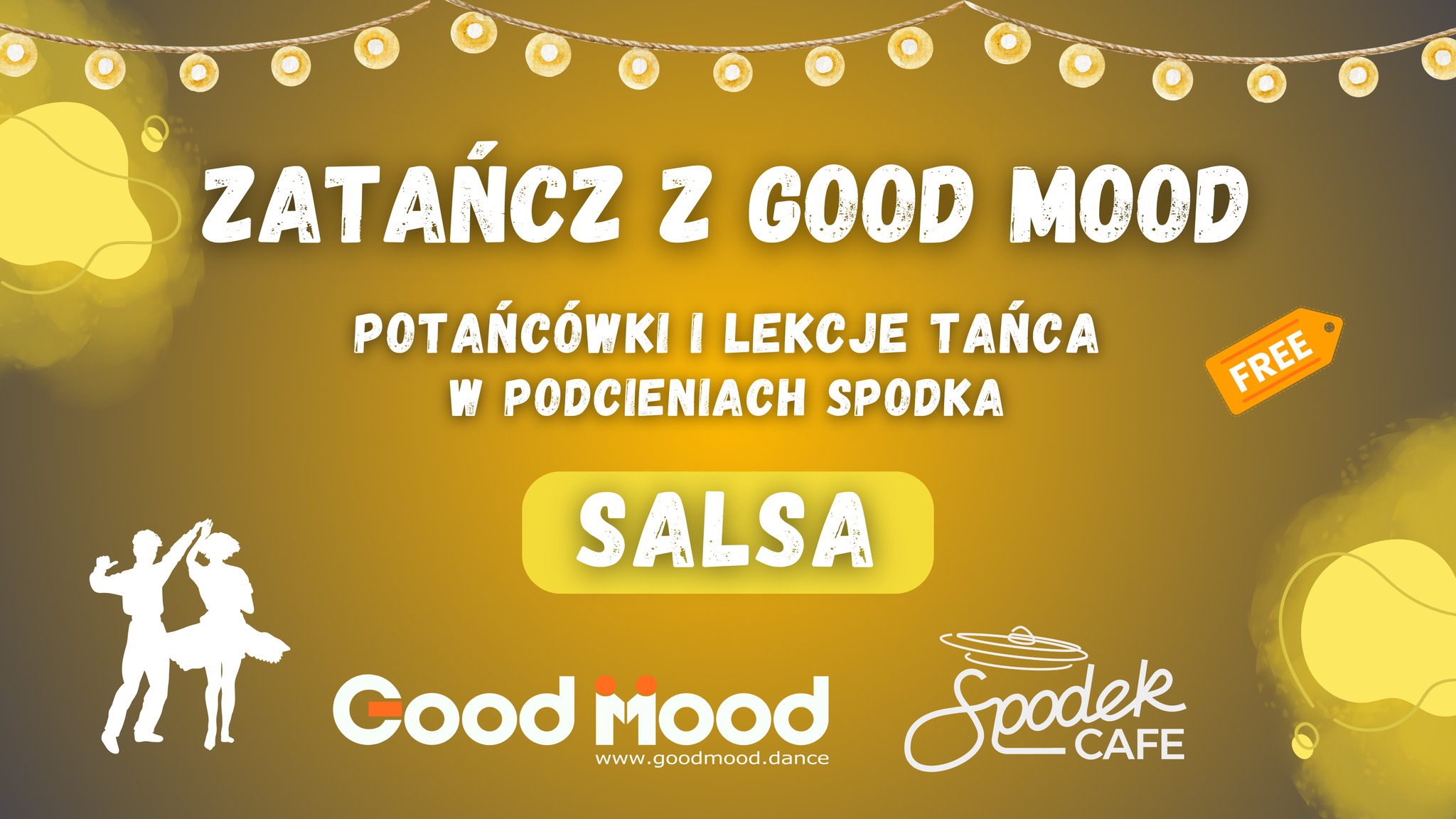 ZATAŃCZ Z GOOD MOOD ★ POTAŃCÓWKI ★ LEKCJE TAŃCA ★ NIEDZIELA ★ 03.08 ★ 18:00 ★ SPODEK CAFE Katowice