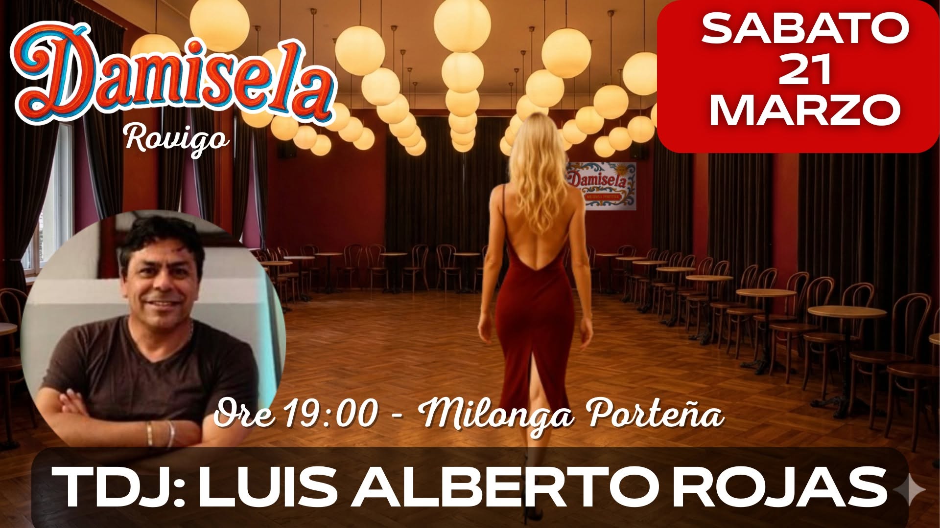 MILONGA PORTEรA, TDJ LUIS ALBERTO ROJAS