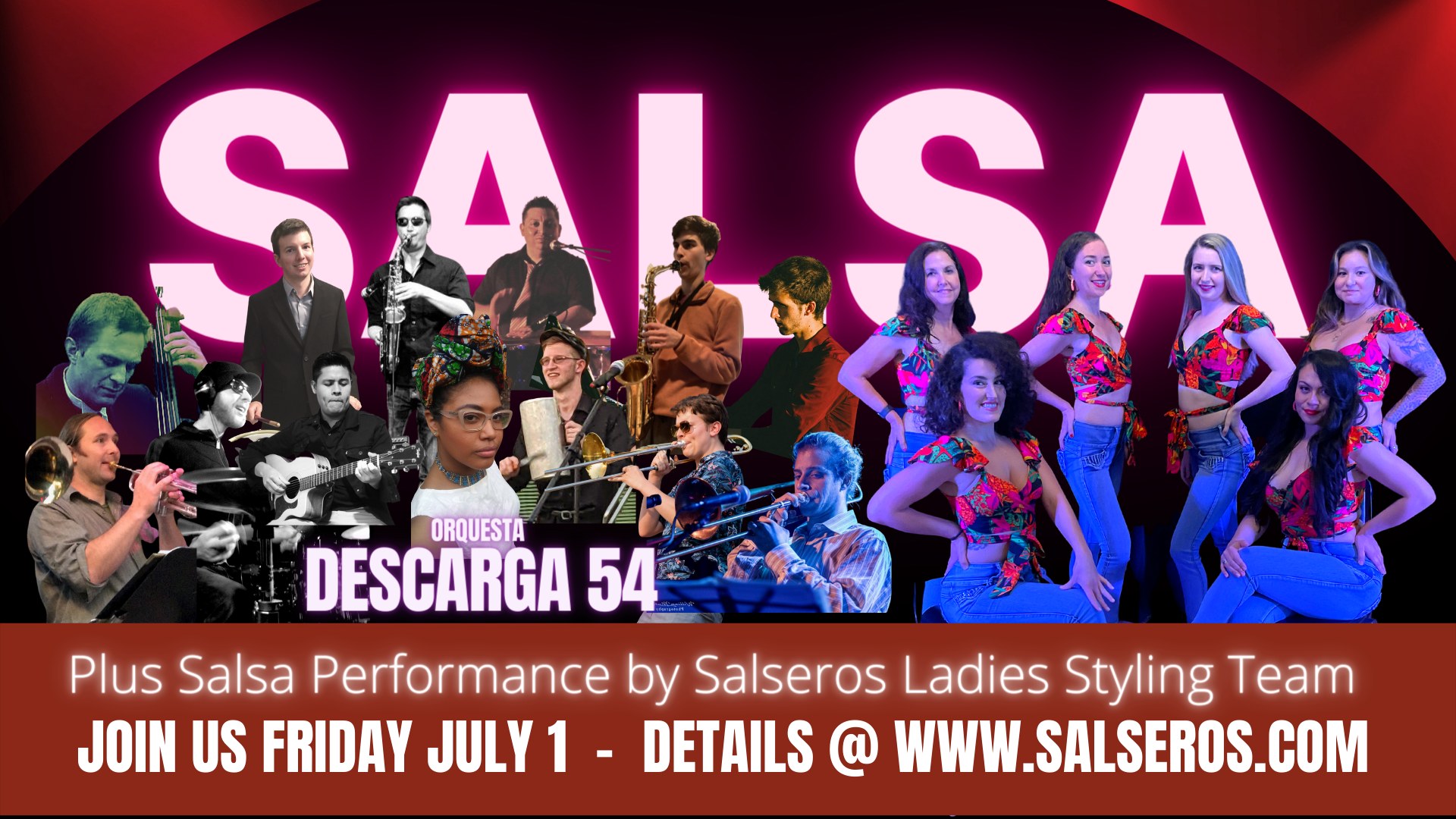 Live Salsa plus Salseros Ladies Performance
