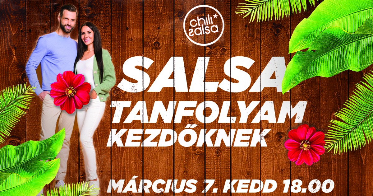 Kezdő salsa tanfolyam márciusban