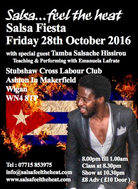 Salsa feel the heat October Party Night