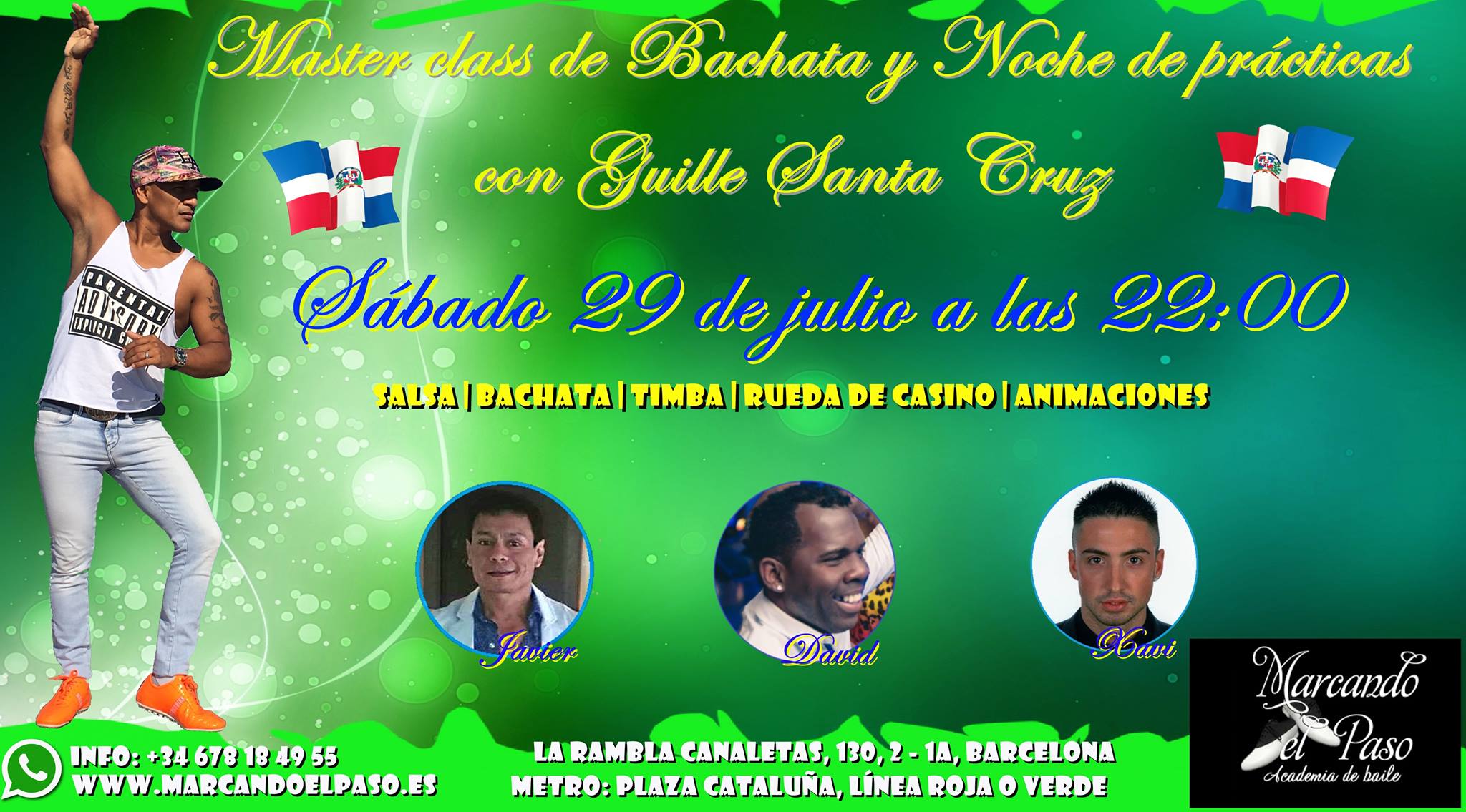 Master class de Bachata y Noche de práctica