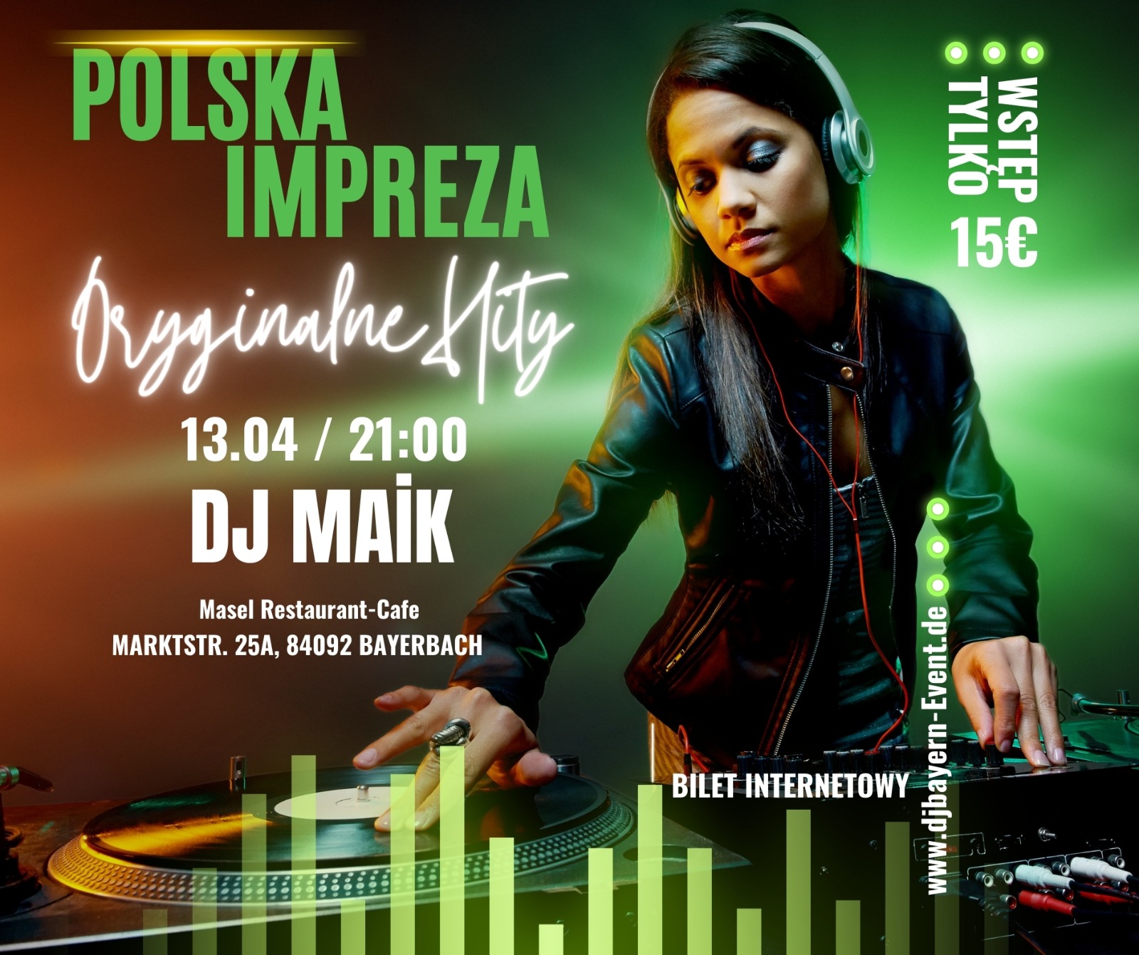 Polska Impreza 13.04.2024 im Masel in Bayerbach