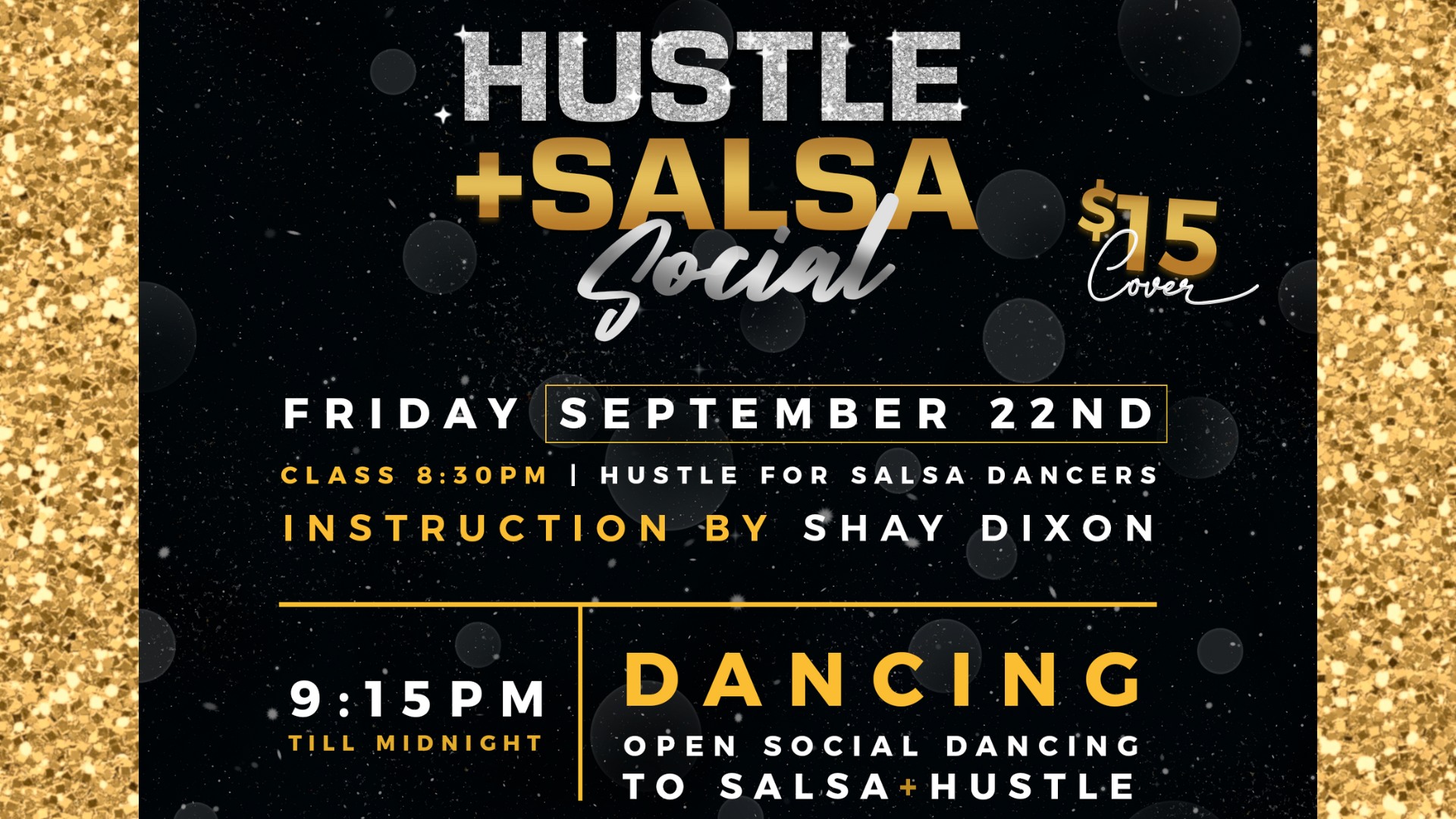 Deseo Studios 50 50 Hustle + Salsa Social!