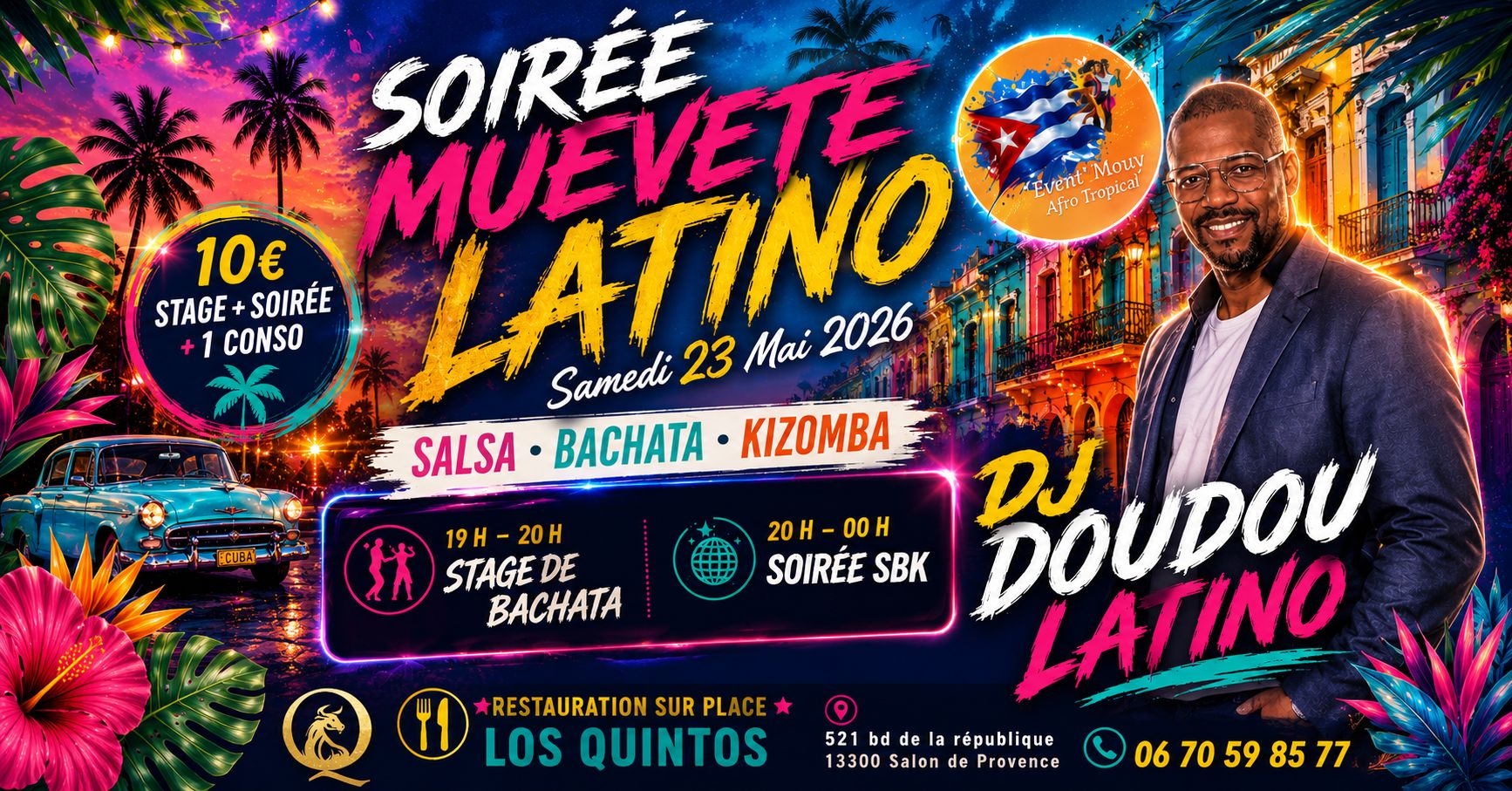 Soirée Muevete Latino - Salon de Provence