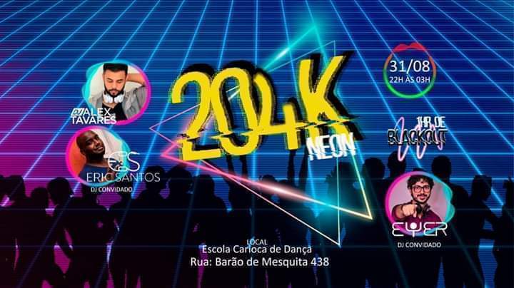 Baile 204K O Retorno! Noite de Zouk e Kizomba -Blackout-