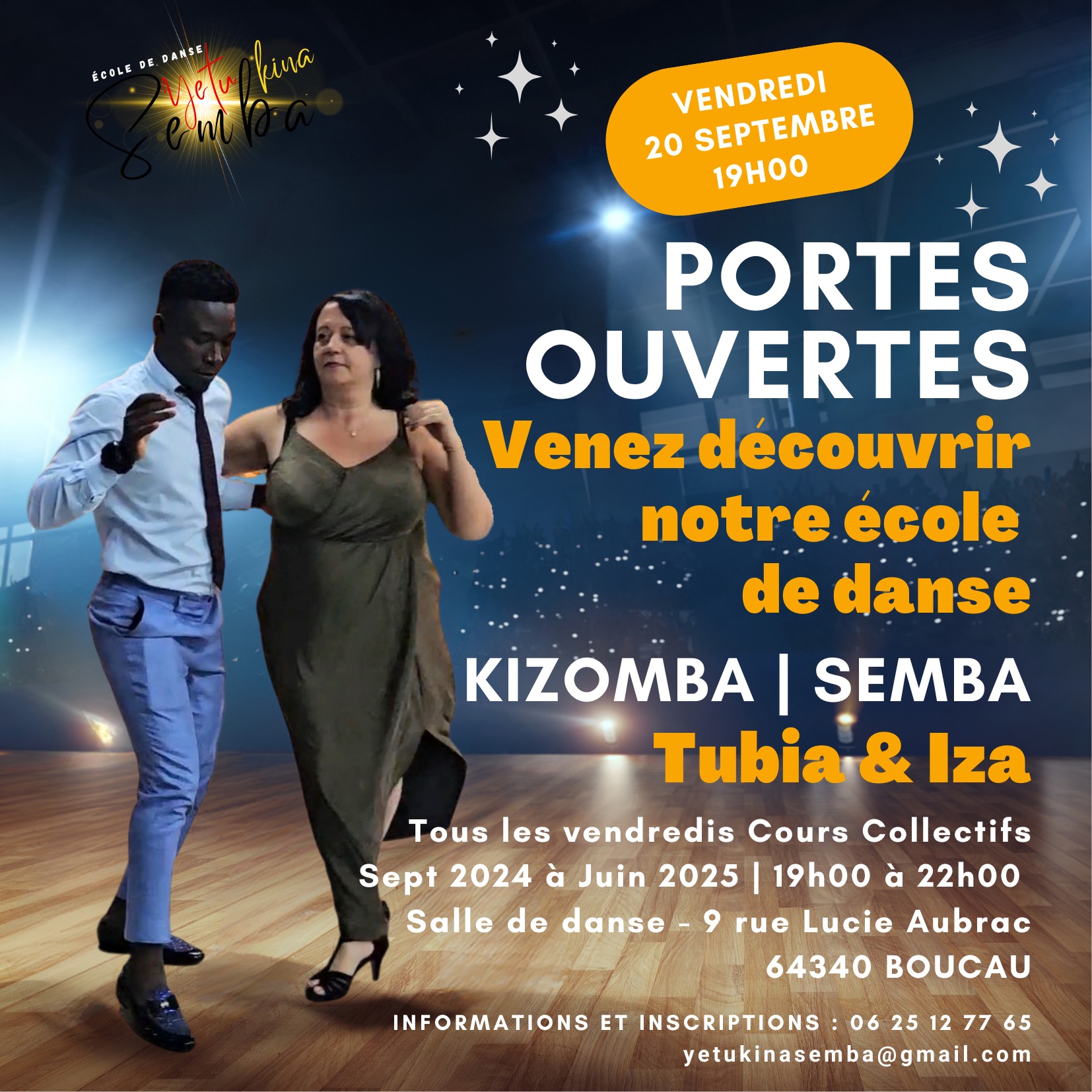 PORTES OUVERTES ECOLE DE DANSE KIZOMBA SEMBA