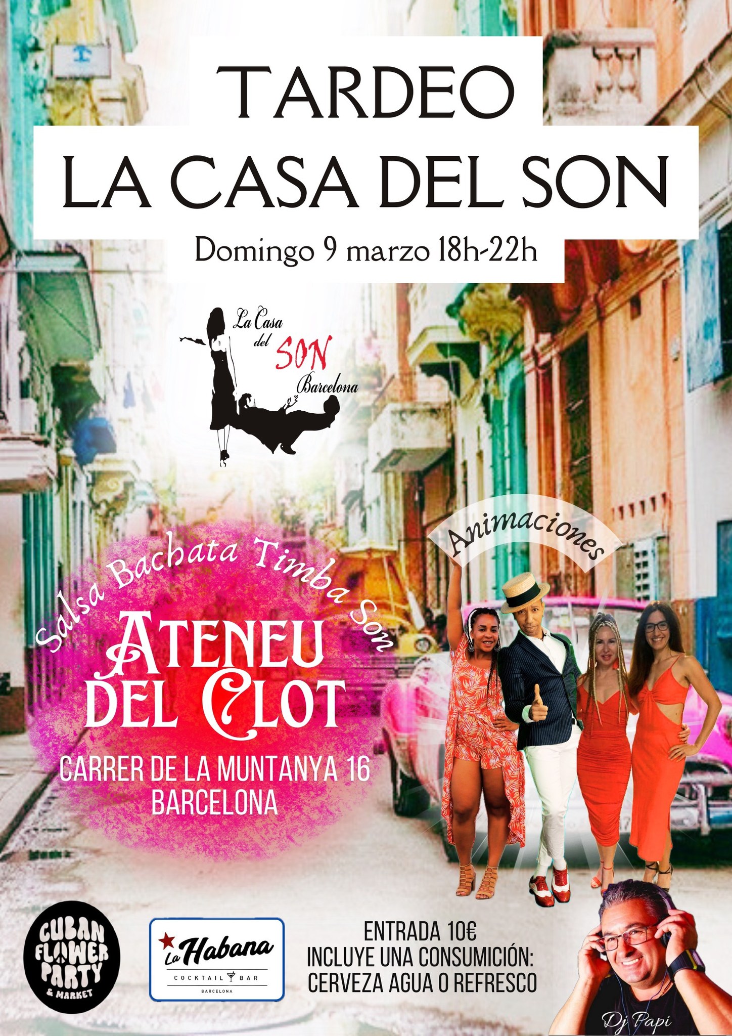 TARDEO SOCIAL LA CASA DEL SON BARCELONA