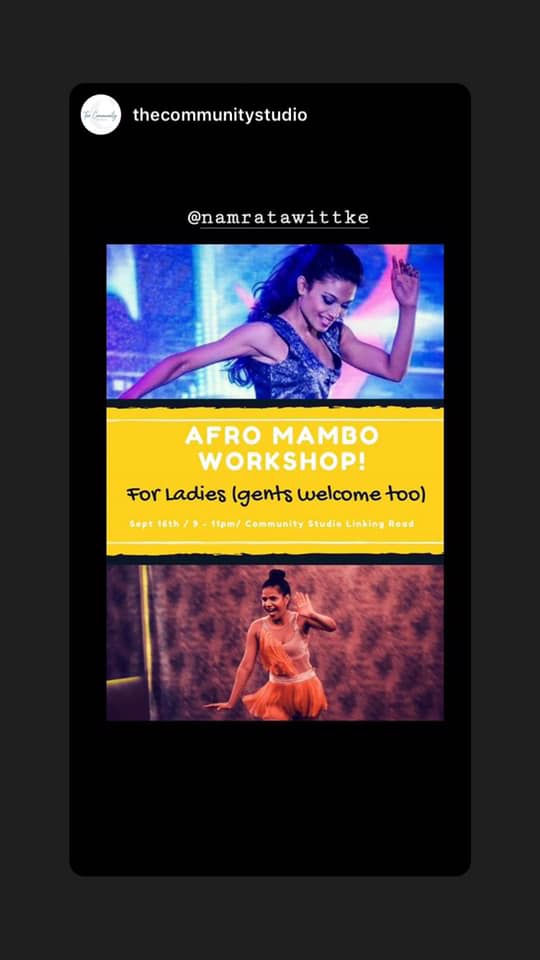 Afro Mambo Workshop!