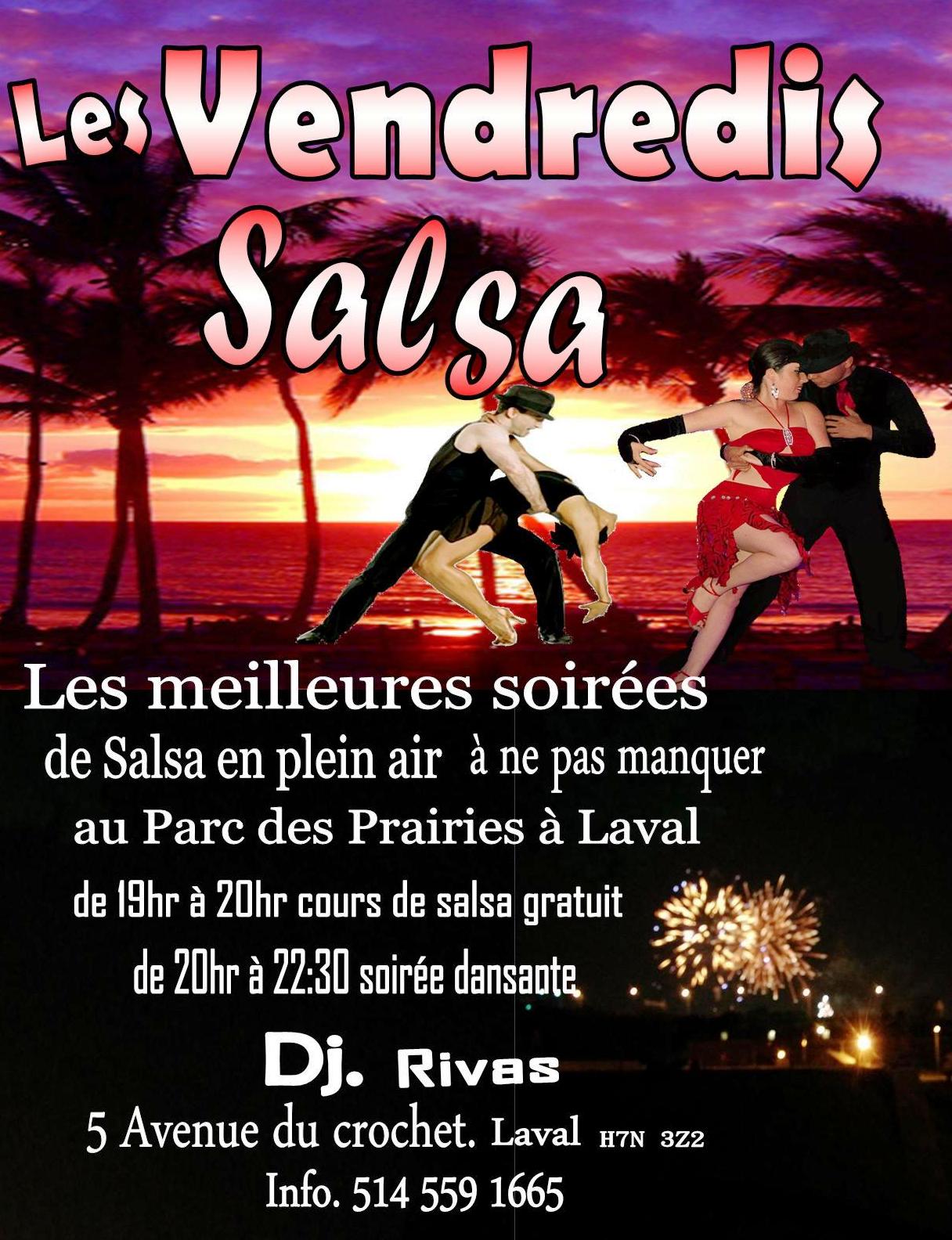 Les vendredis salsa à Laval