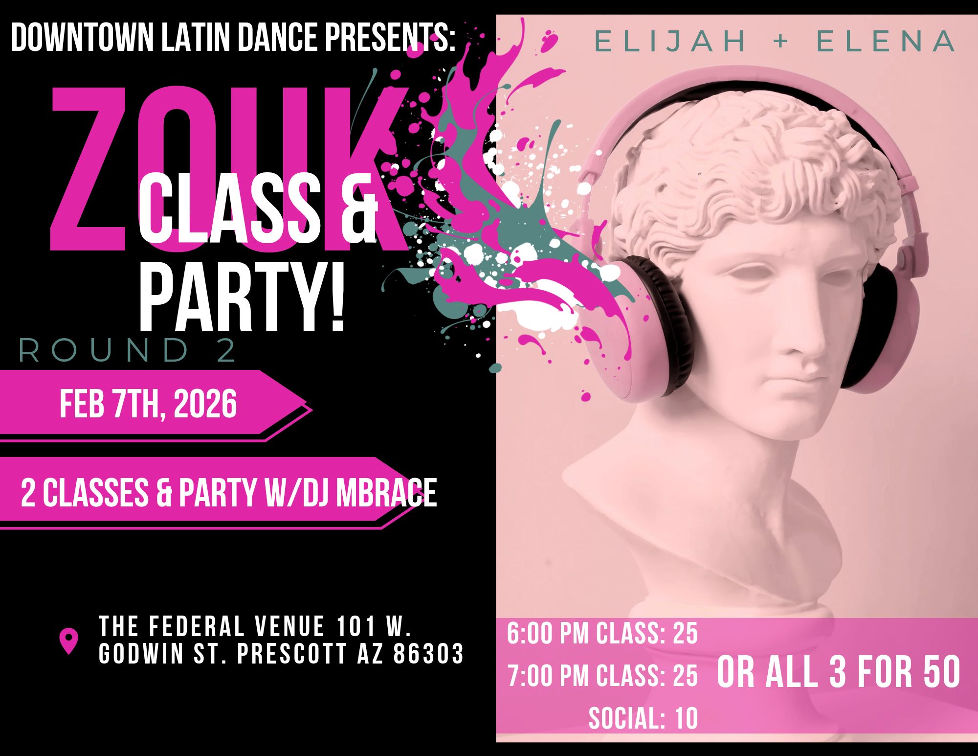 Brazilian Zouk Classes & Party