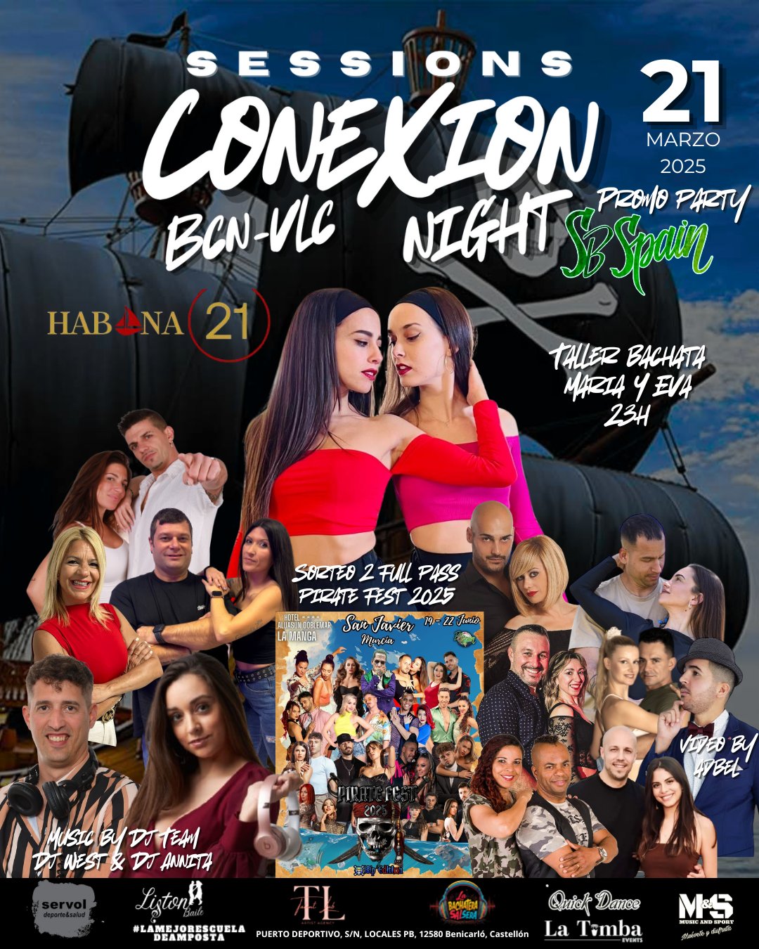 Conexion Night Sessions Pirate Party