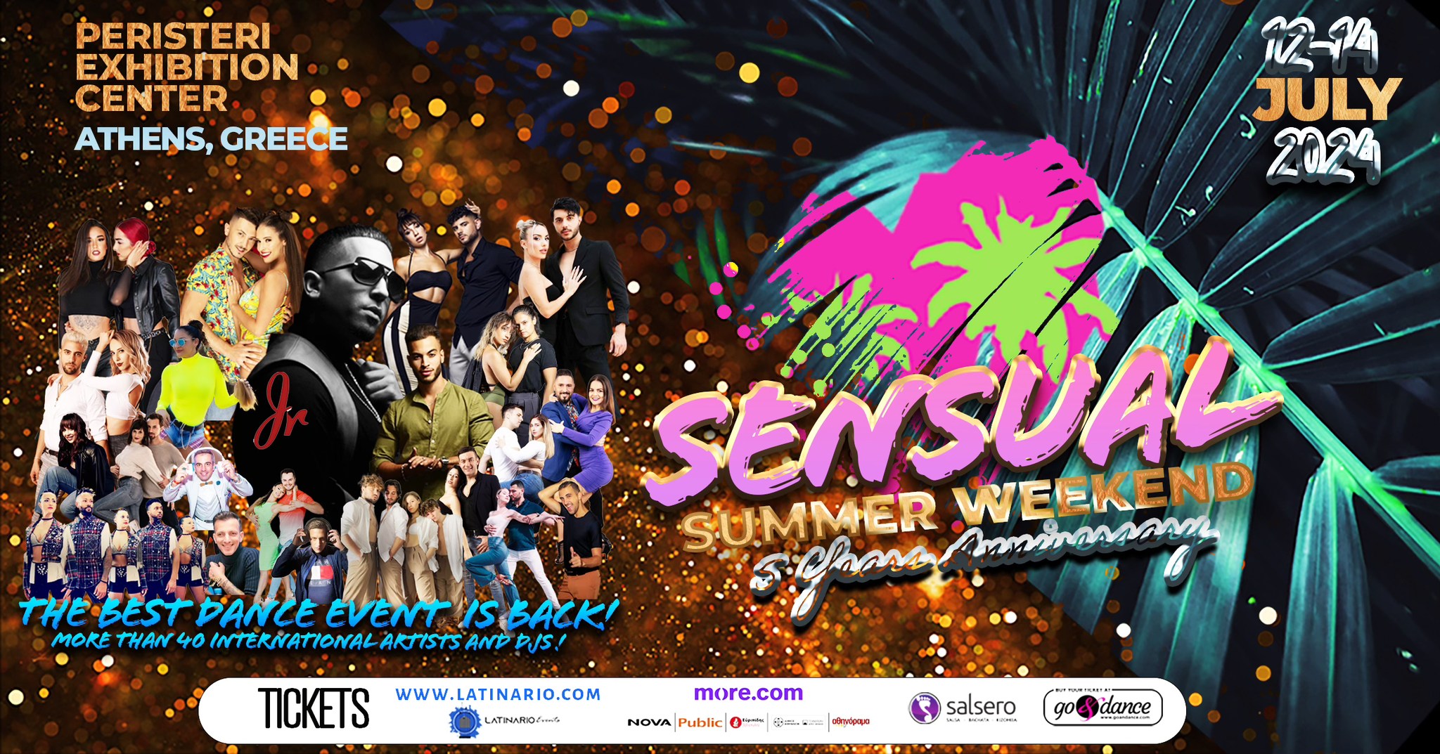 Sensual Summer Weekend & Jr. Live in Athens 12-14 July 2024 !