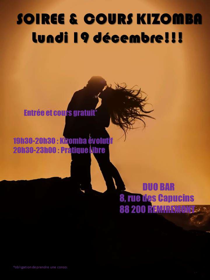 Soirée + Cours Kizomba