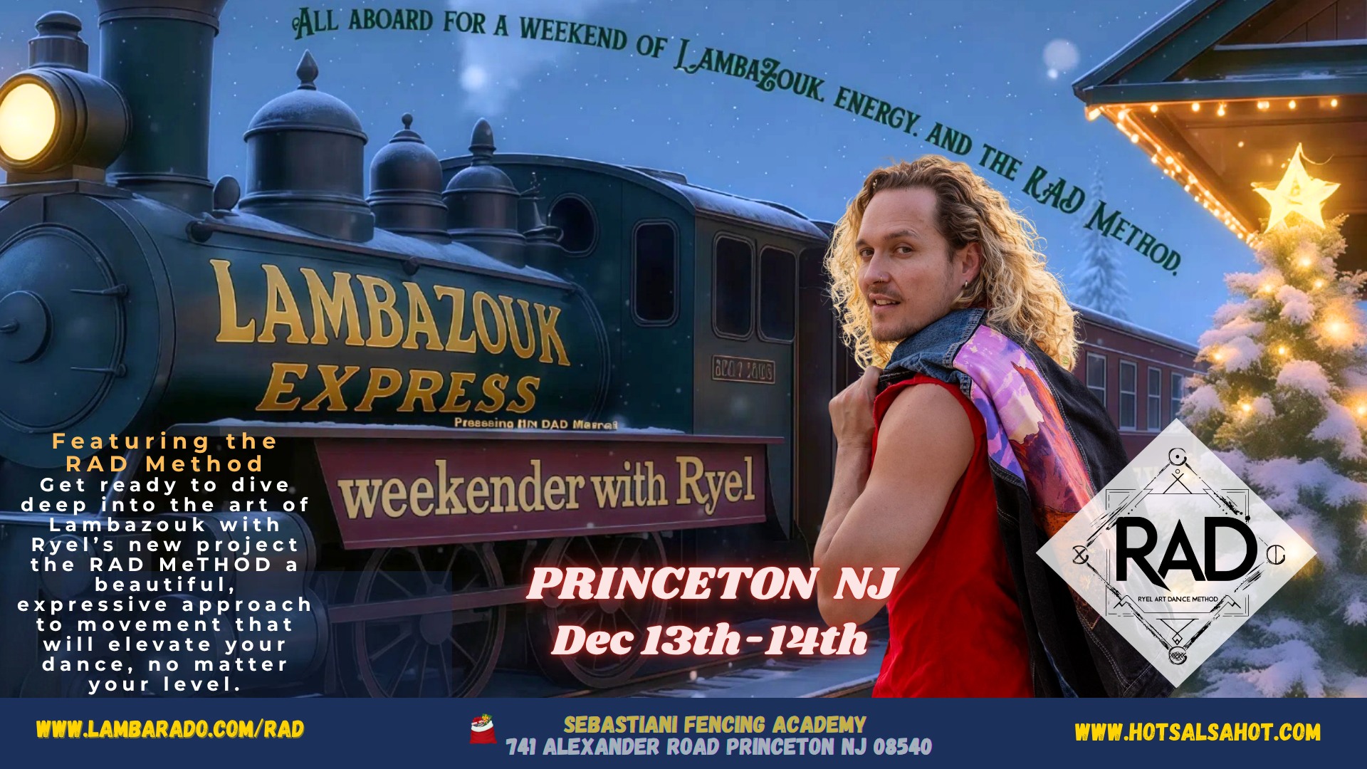 ✨LambaZouk Express Weekender with Ryel Featuring the RAD Method ✨