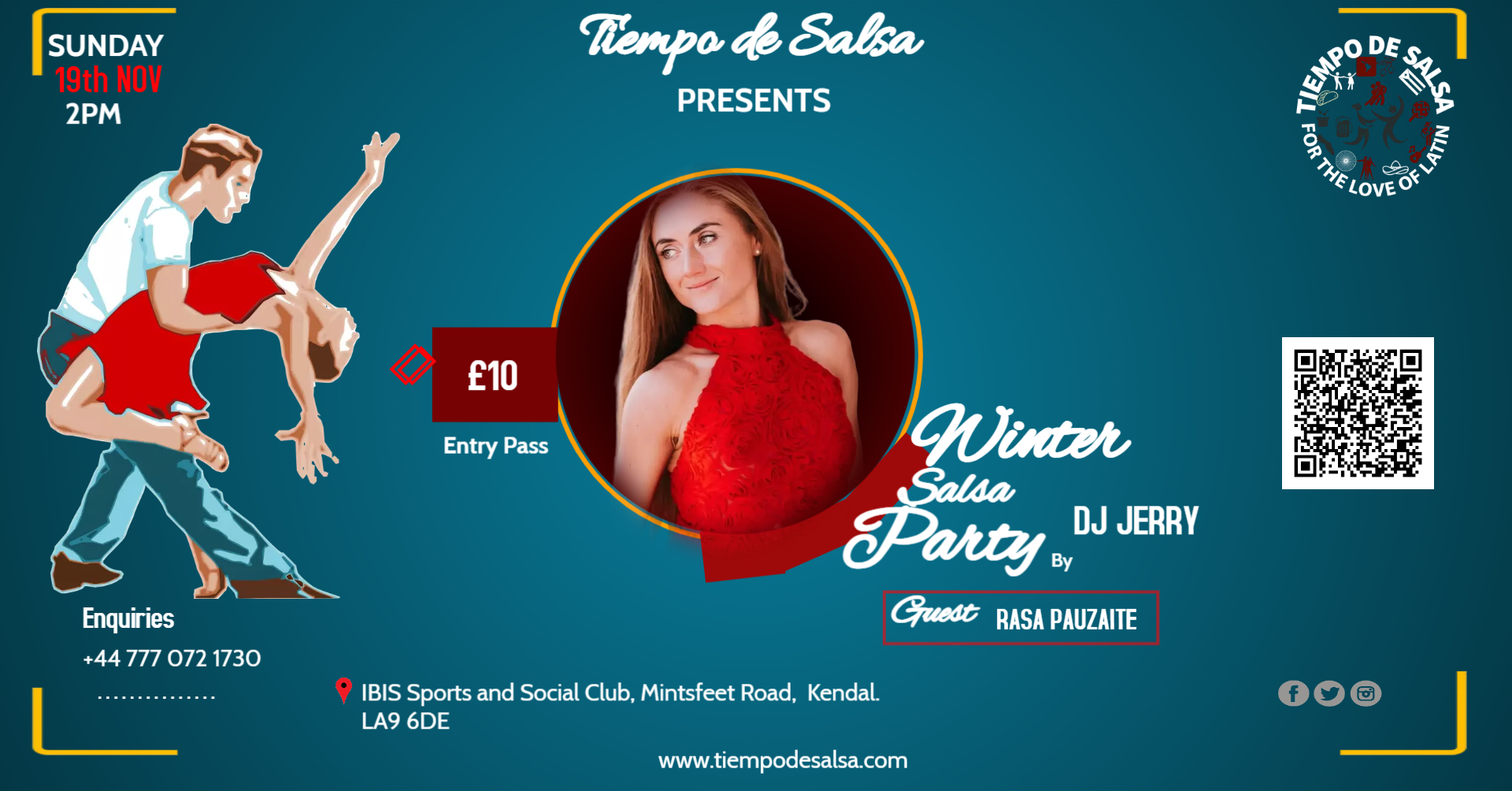 Kendal ★ Salsa Winter Party ★ With Rasa