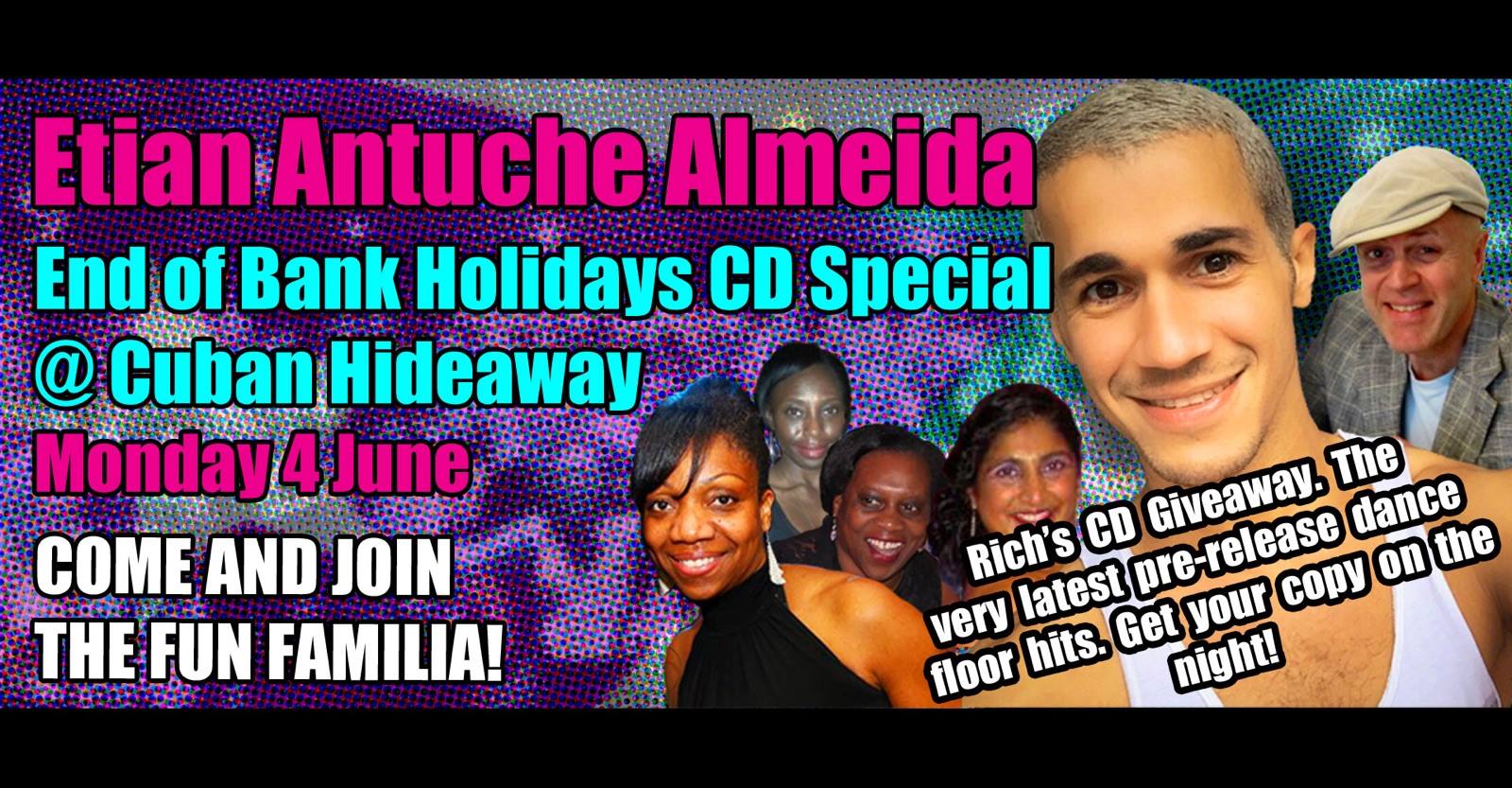 CD Giveaway at Cuban Hideaway - End of Bank Holidays