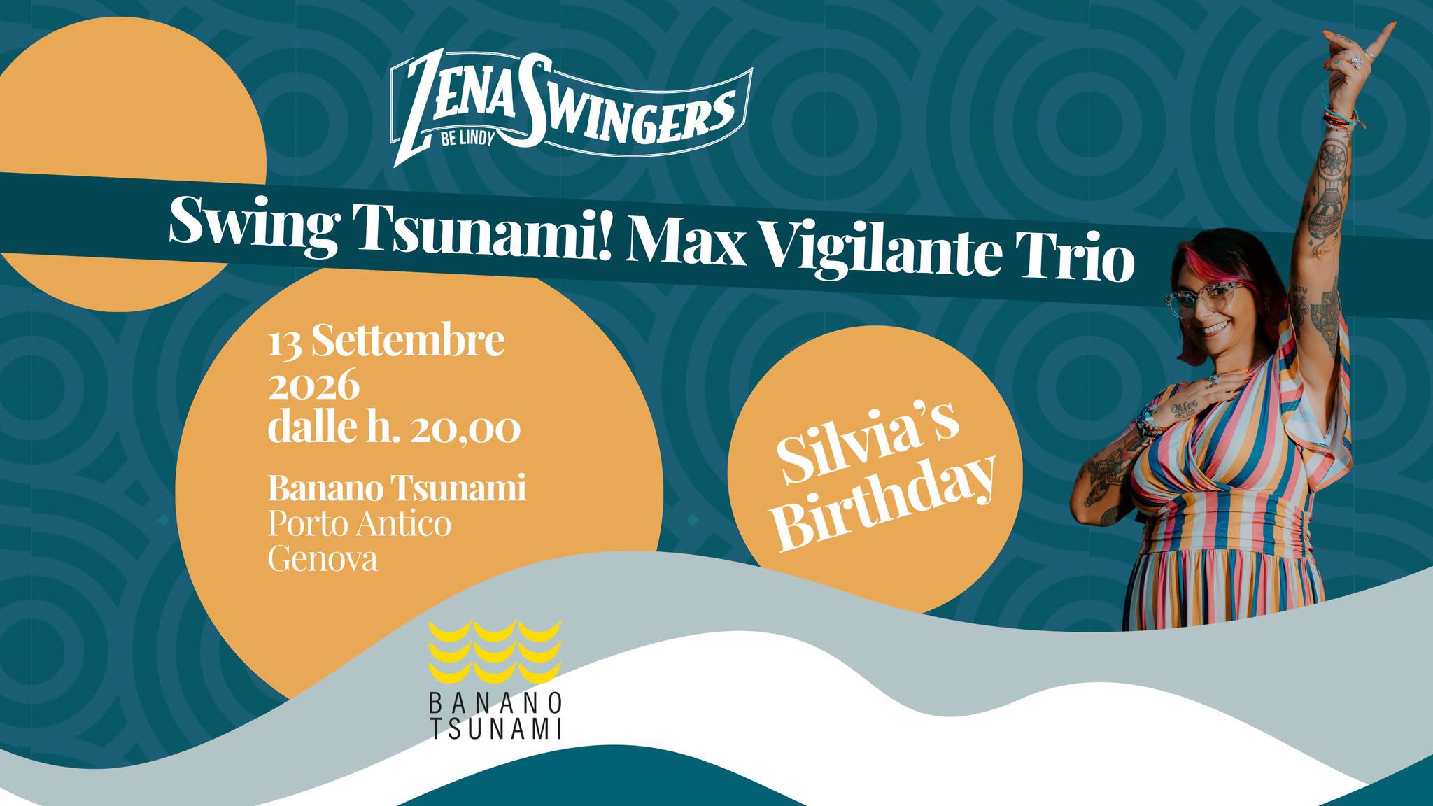 Swing Tsunami! Silvia’s B-day - Live by Max Vigilante Trio