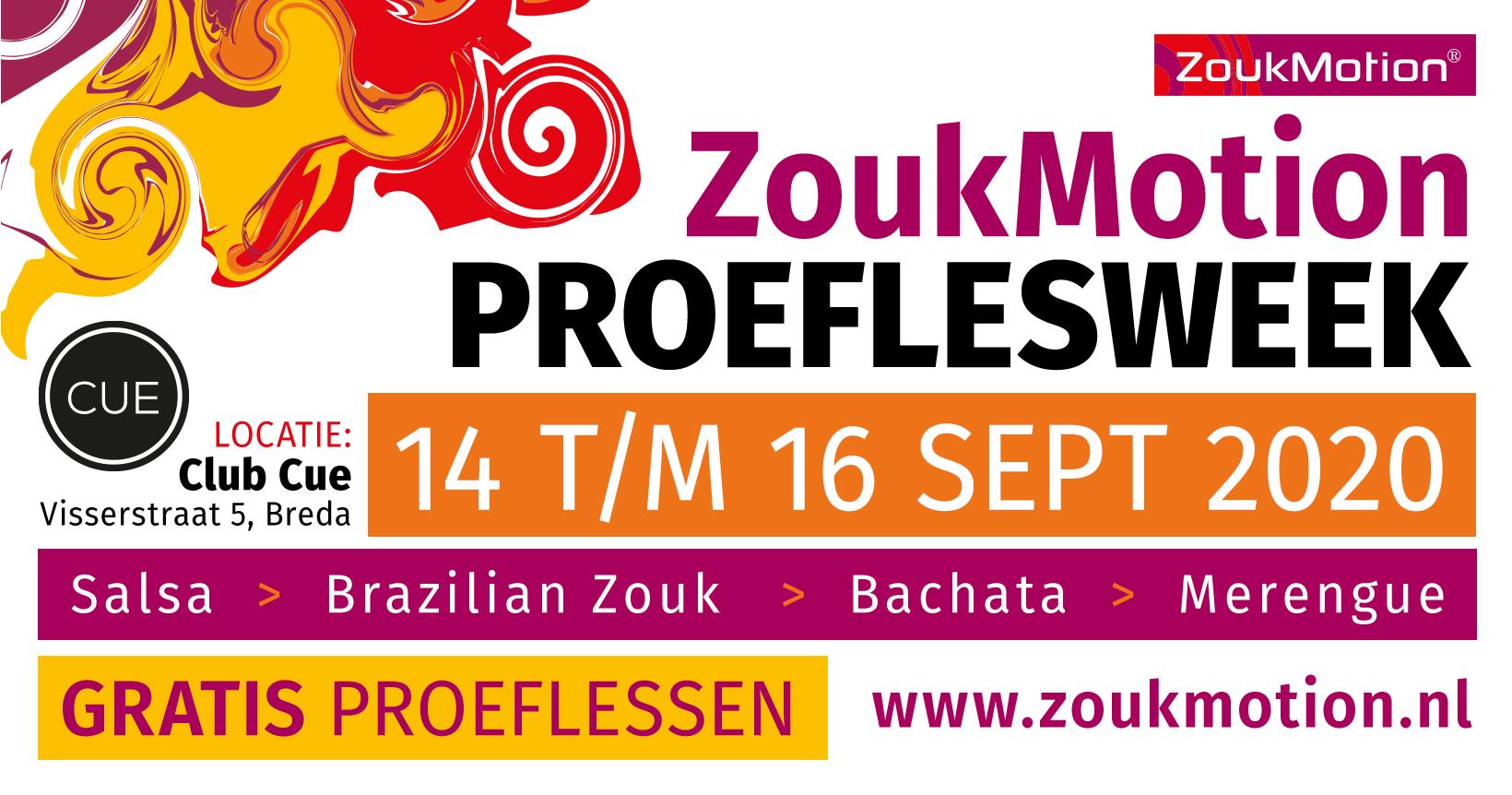 Gratis proeflessen Salsa, Bachata en Zouk by dansschool ZoukMotion in Breda