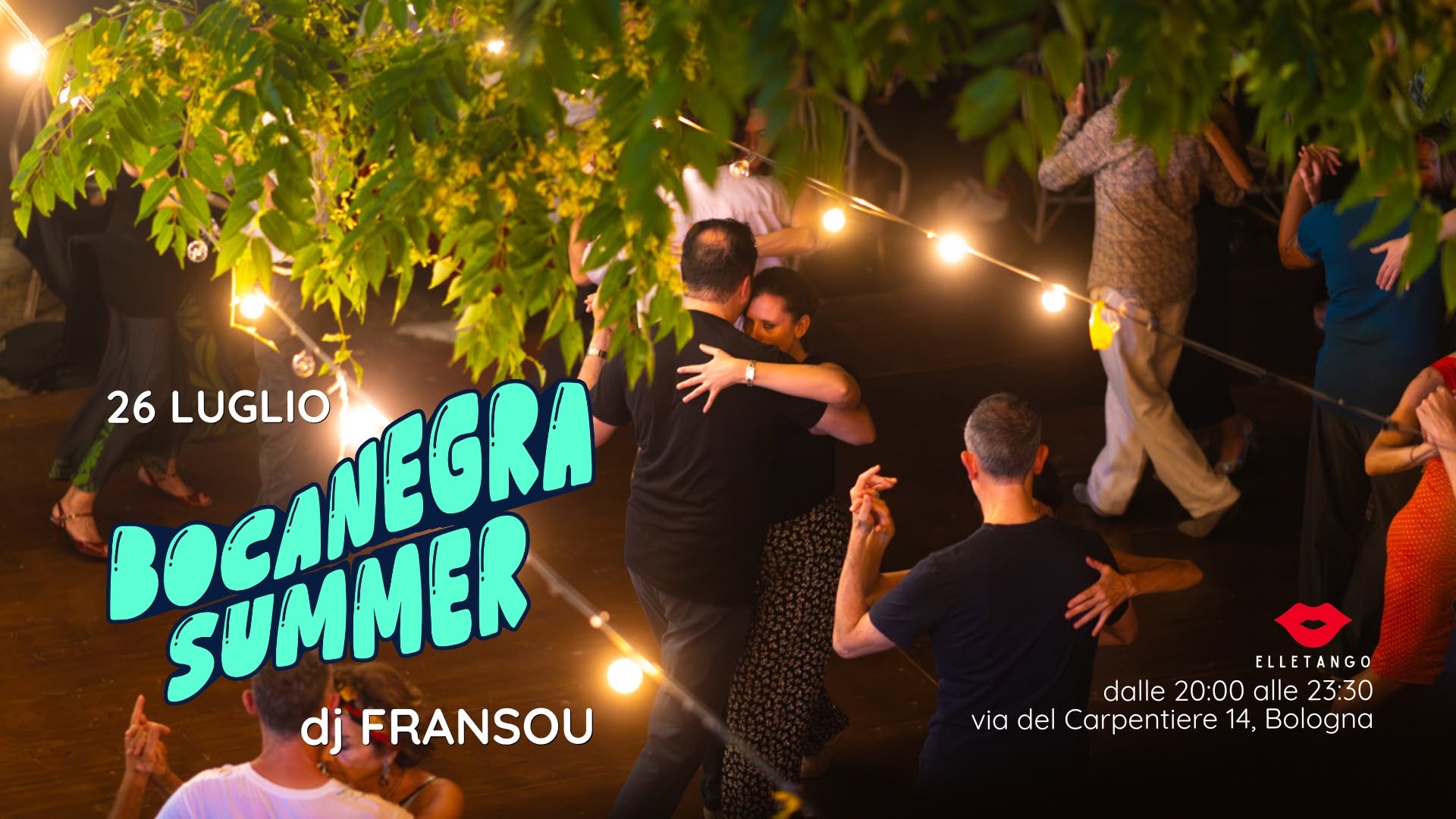 La Bocanegra "Summer Edition" - milonga all'aperto - dj Fransou
