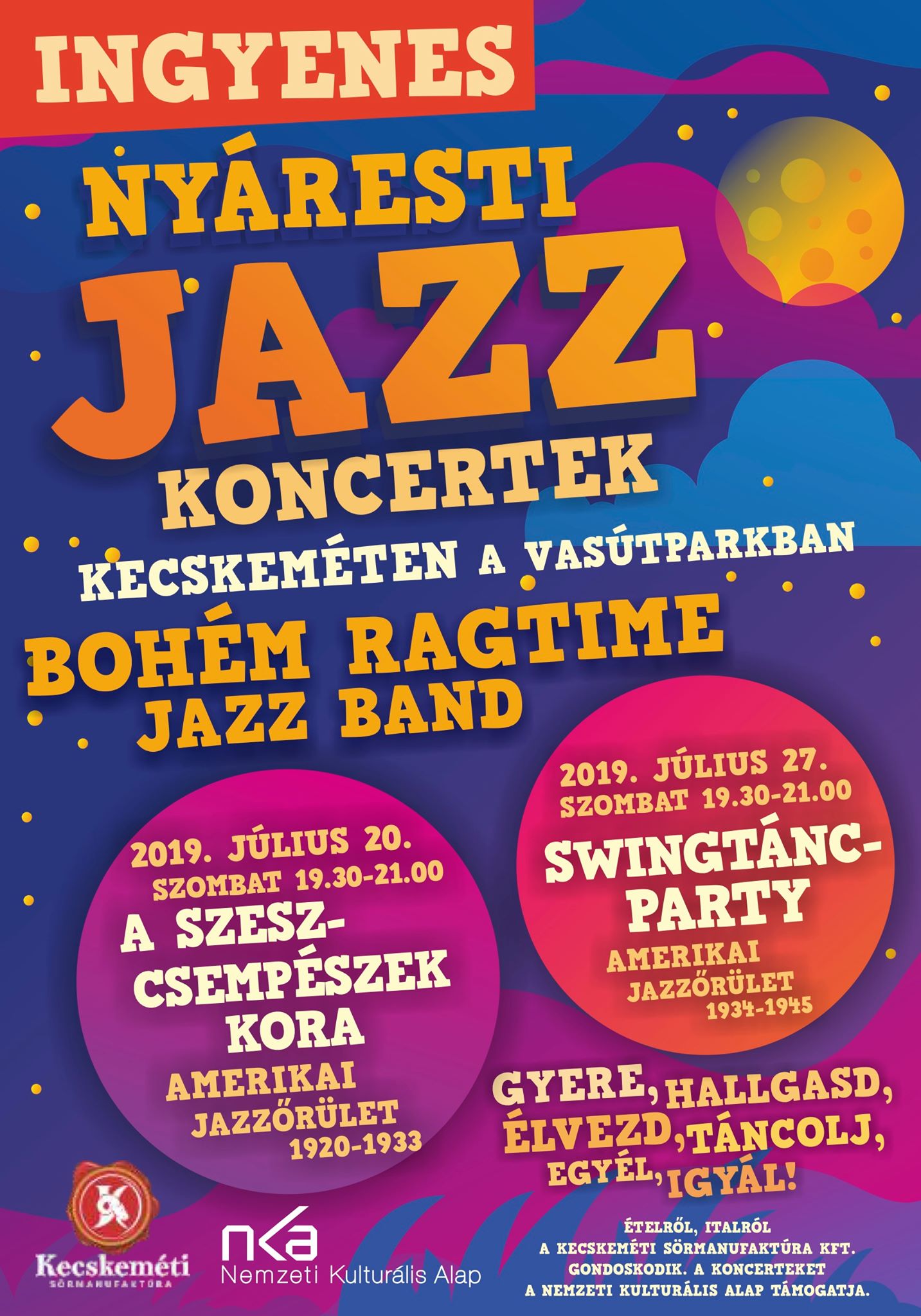 Swingtánc party: ingyenes Bohém Ragtime Jazz Band koncert