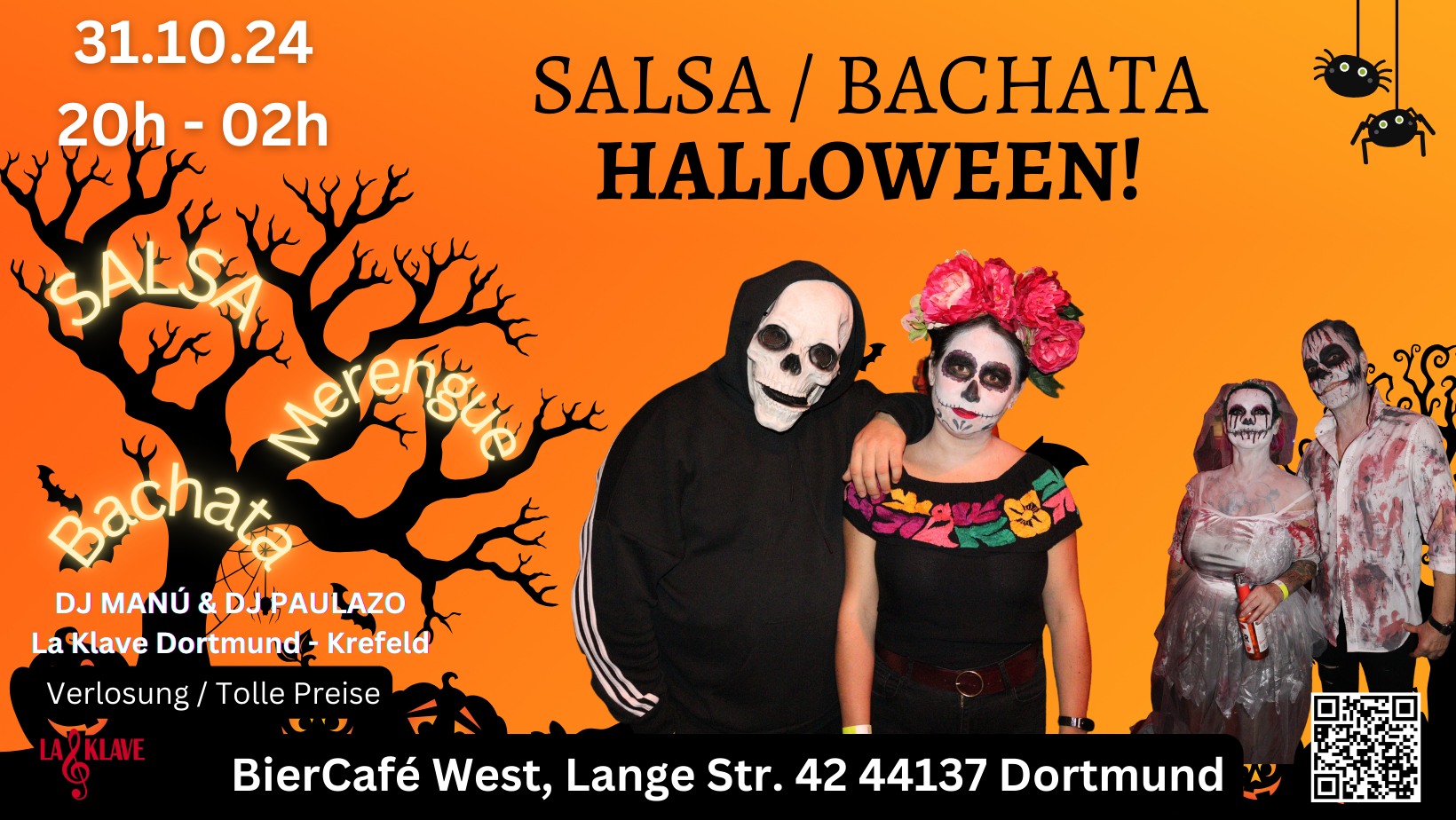Salsa Bachata Halloween Party mit La Klave 🎃🎃