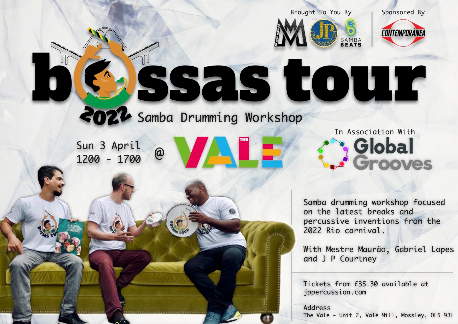 Bossas Tour 2022 - The Vale, Mossley
