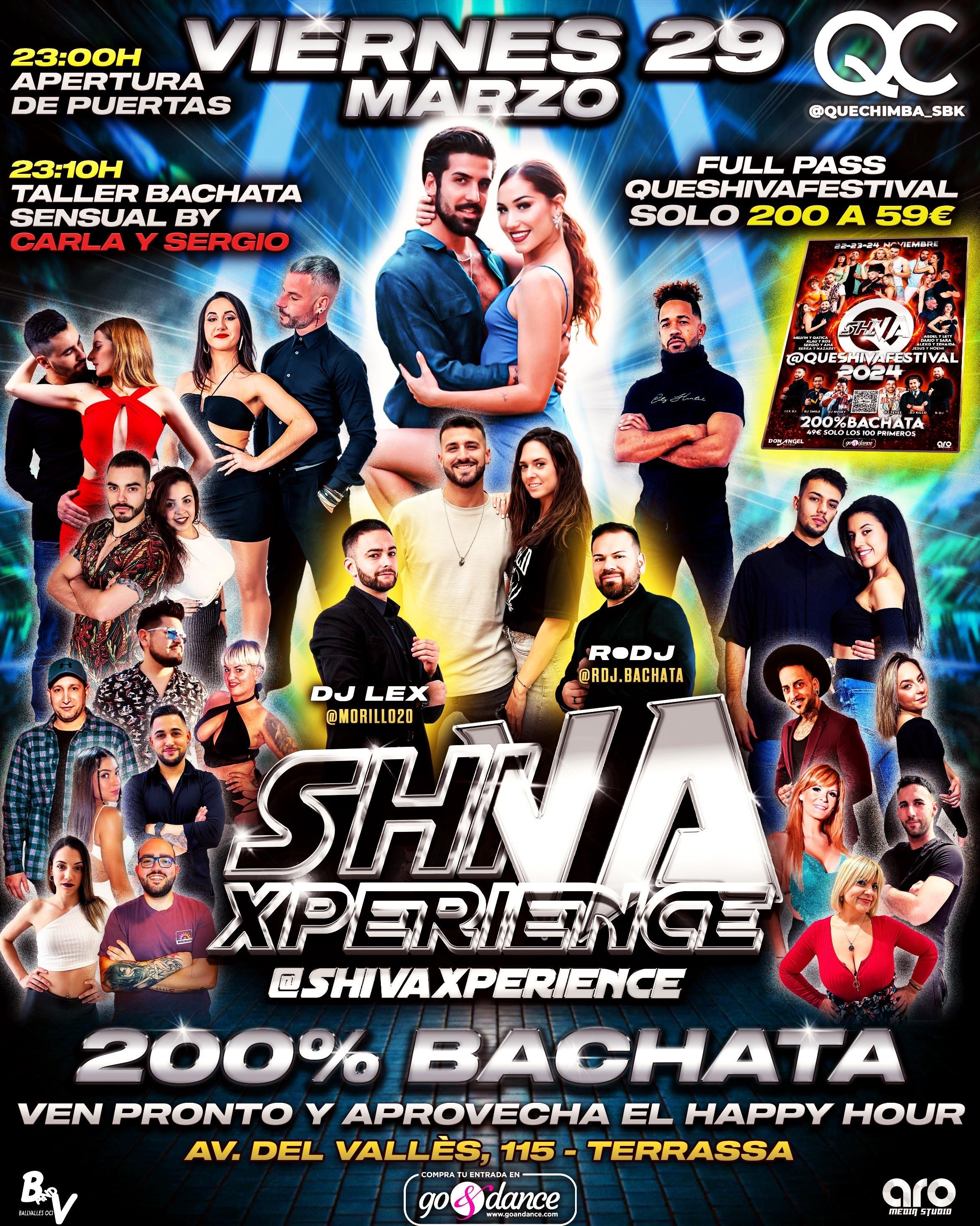 ?? VIERNES 29 MARZO ?? 200% BACHATA EN QUECHIMBA BY SHIVA XPERIENCE ??