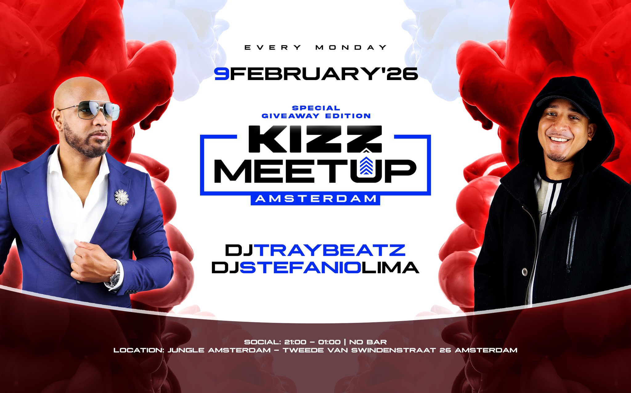 KIZZ MeetUp ‘Giveaway Edition': Stefanio Lima x Traybeatz
