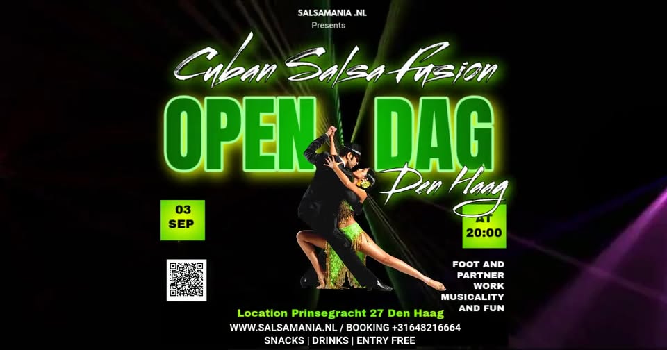 OPEN DAG - CUBAN SALSA FUSION -DEN HAAG Free Try-Out
