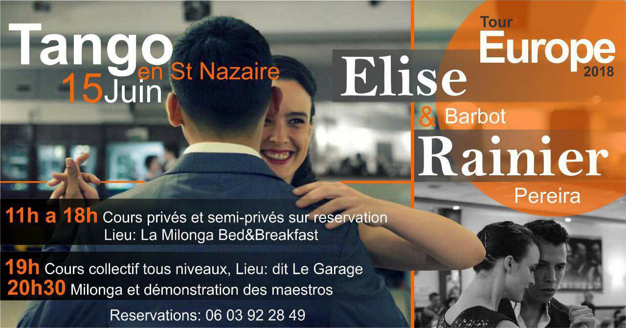 Seminaire et démo - Elise & Ray - DNI Tango