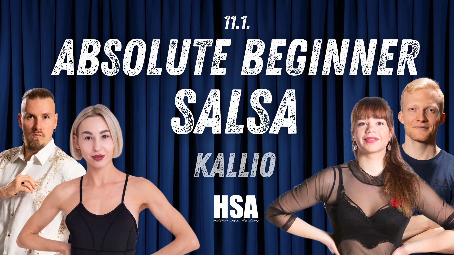 Absolute Beginner Salsa 11.1. Kallio